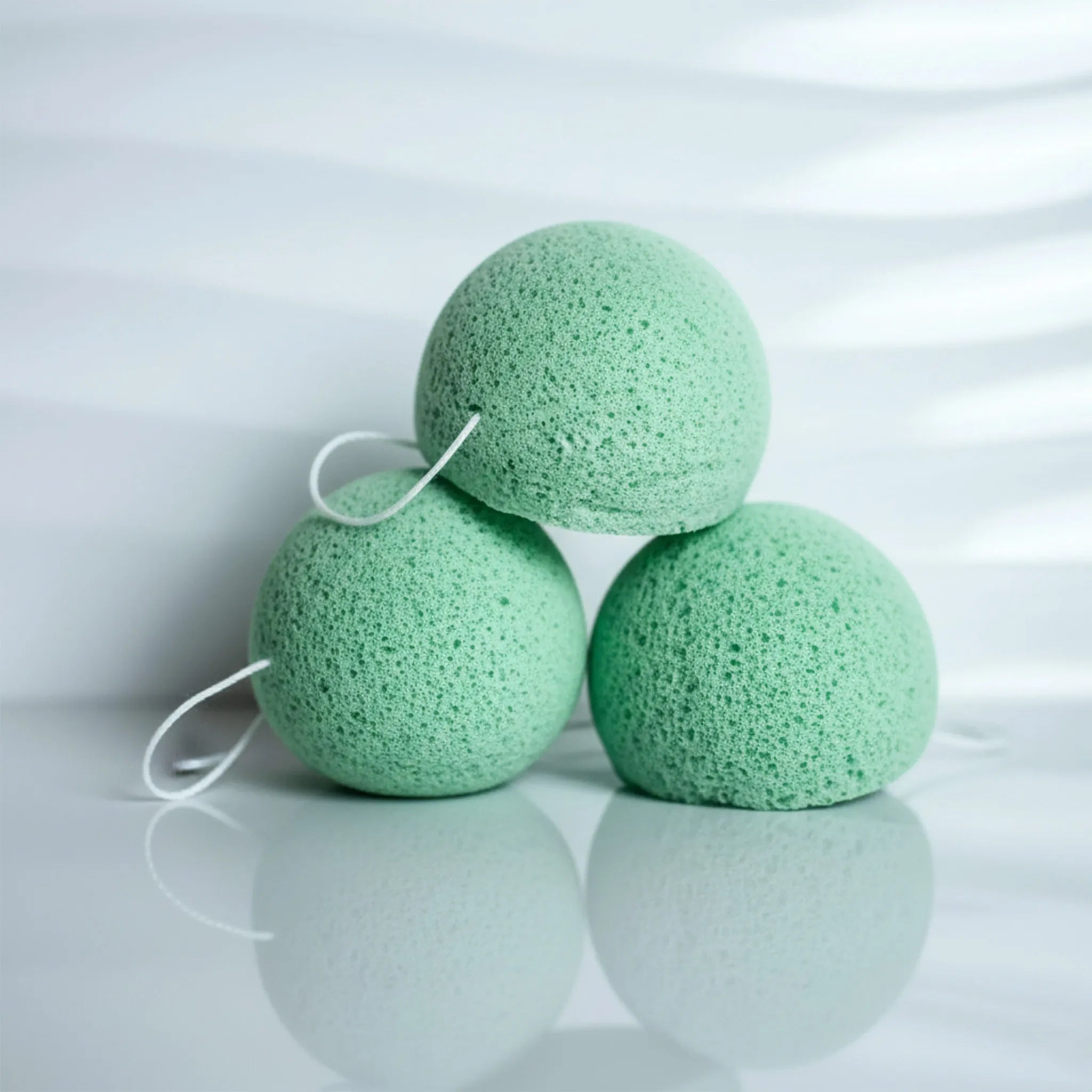 Three Aloe Konjac sponges
