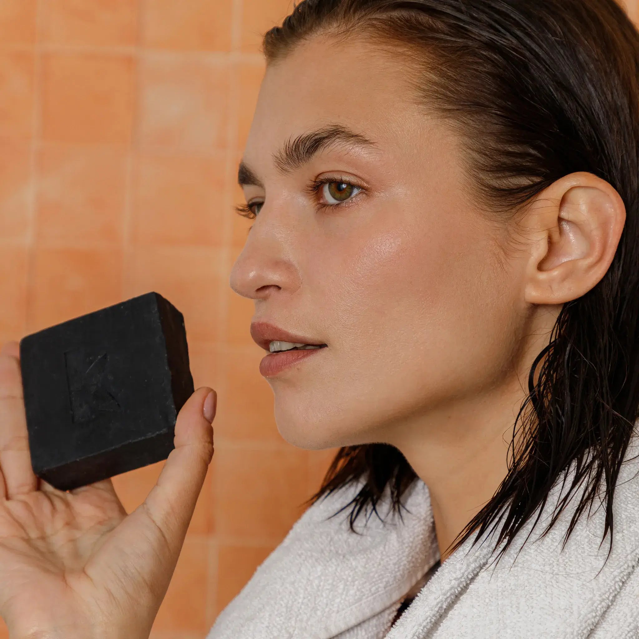 charcoal solid body soap