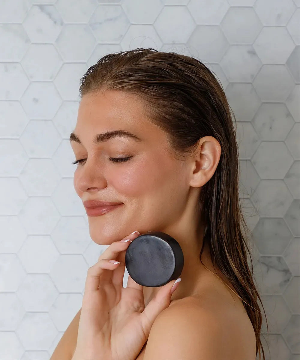 solid charcoal bar conditioner