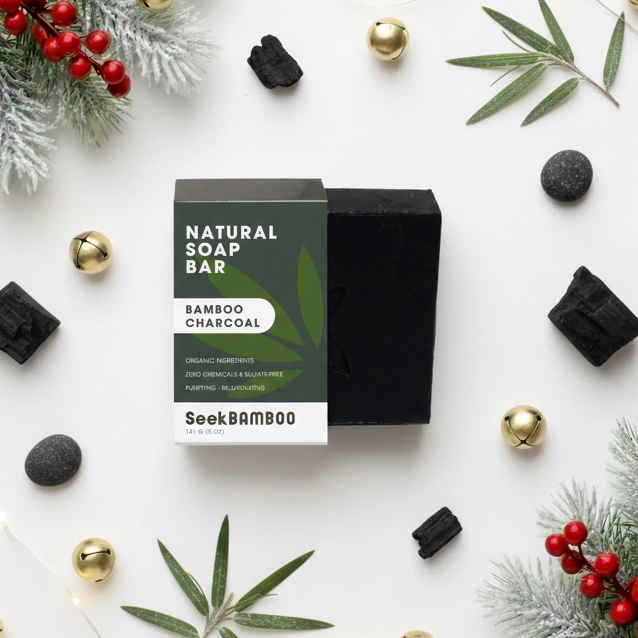 Charcoal Holiday Soap
