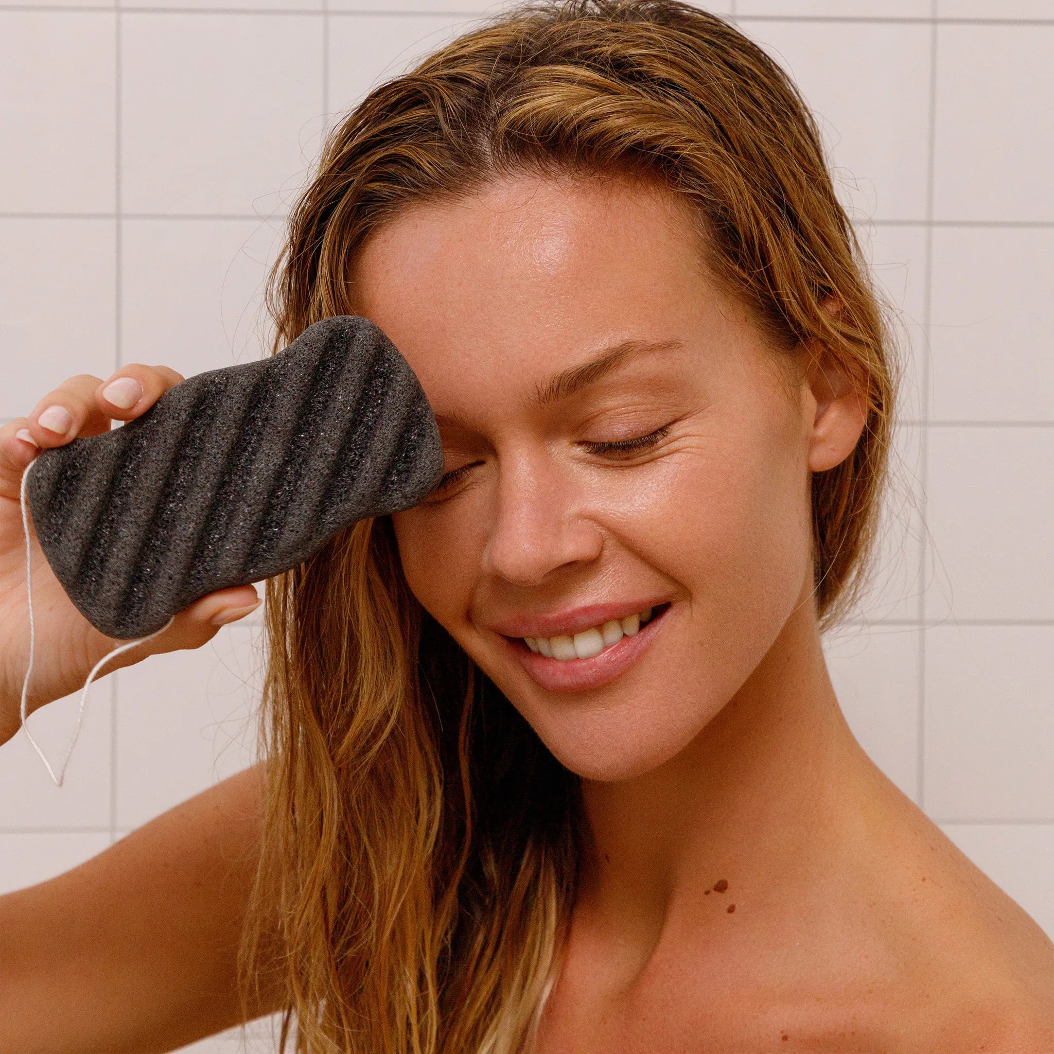 Charcoal Konjac Body Sponge