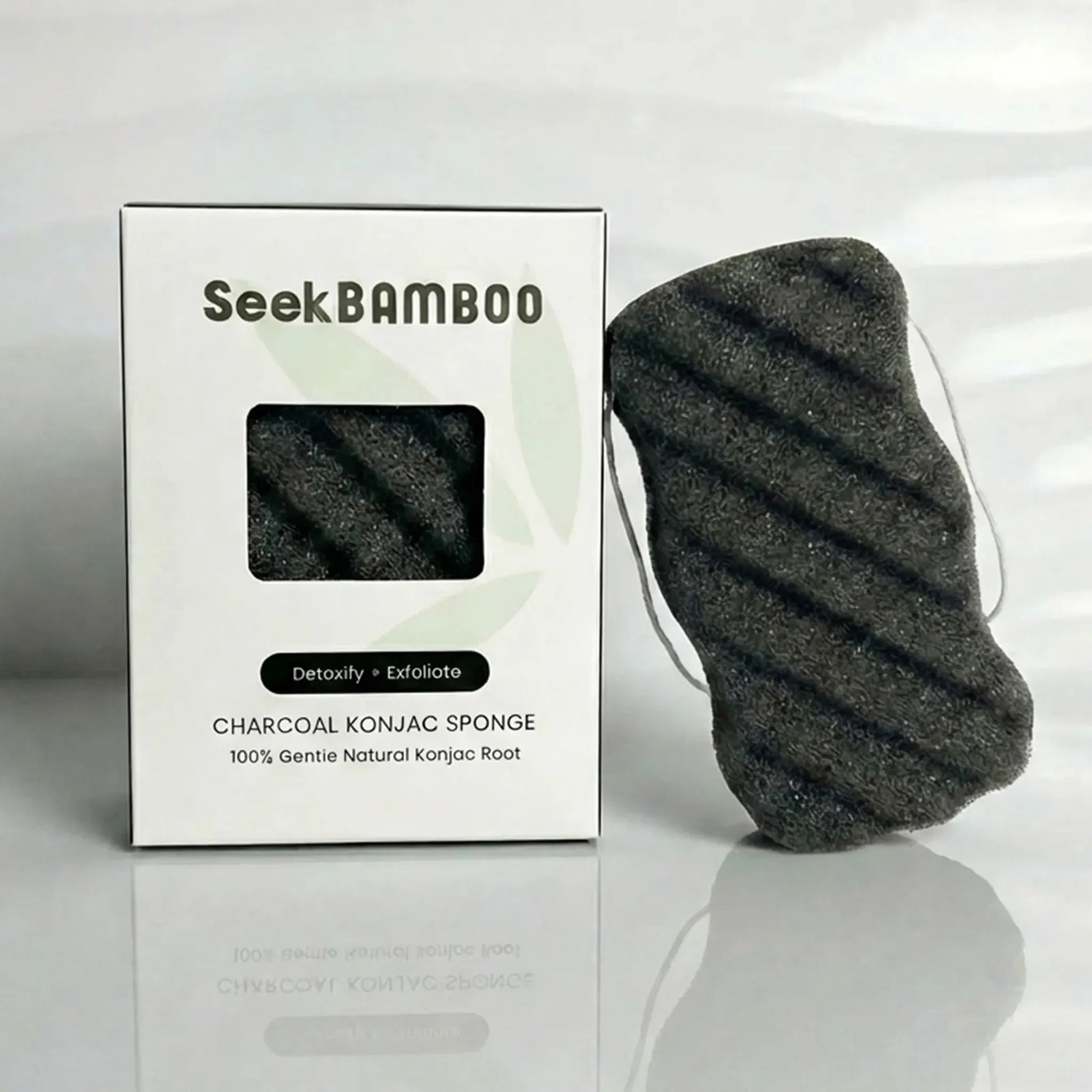 Charcoal Konjac Body Sponge