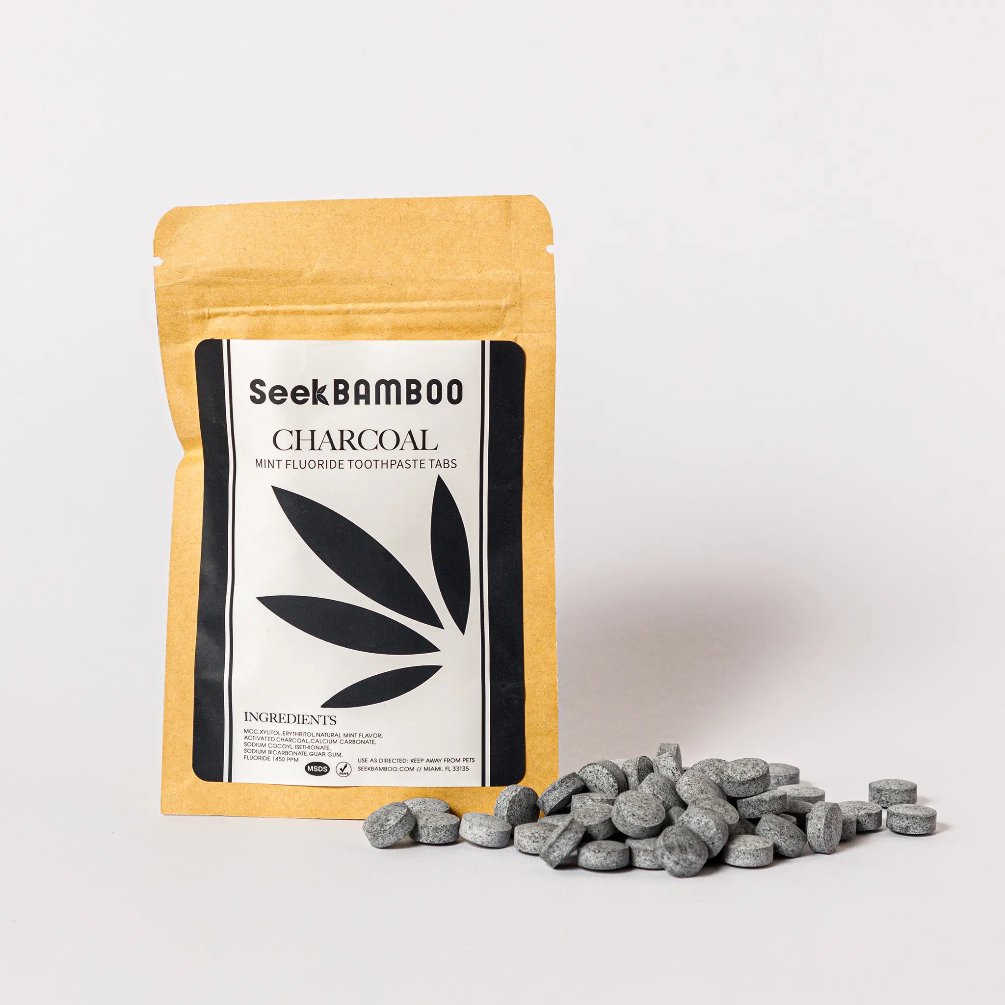 Seek Bamboo Charcoal Toothpaste Tablets