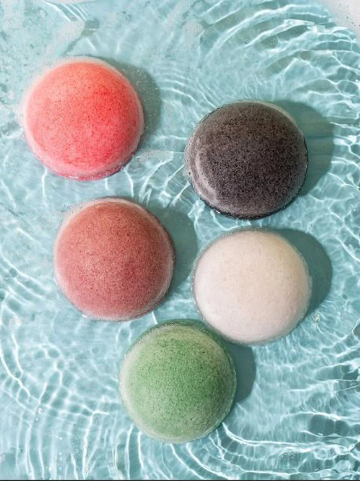 Glow with konjac sponges