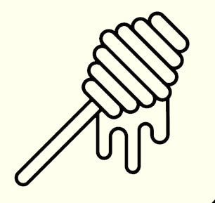 icon depicting honey in the honey shampoo bar