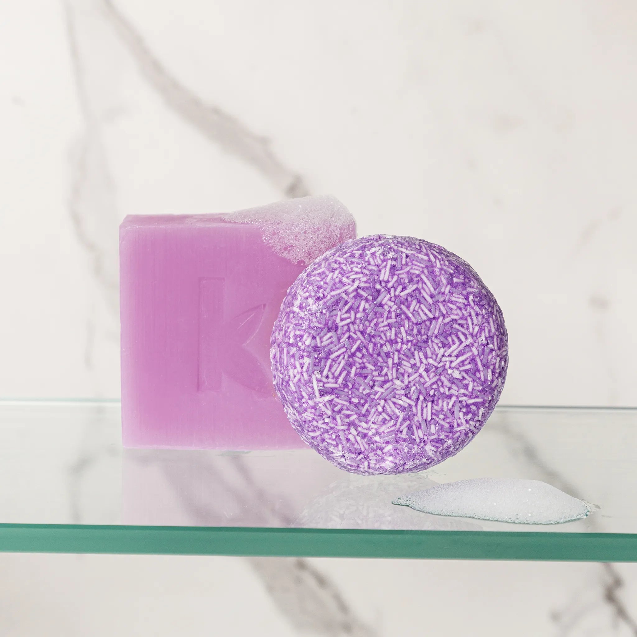 lavender soap and shampoo