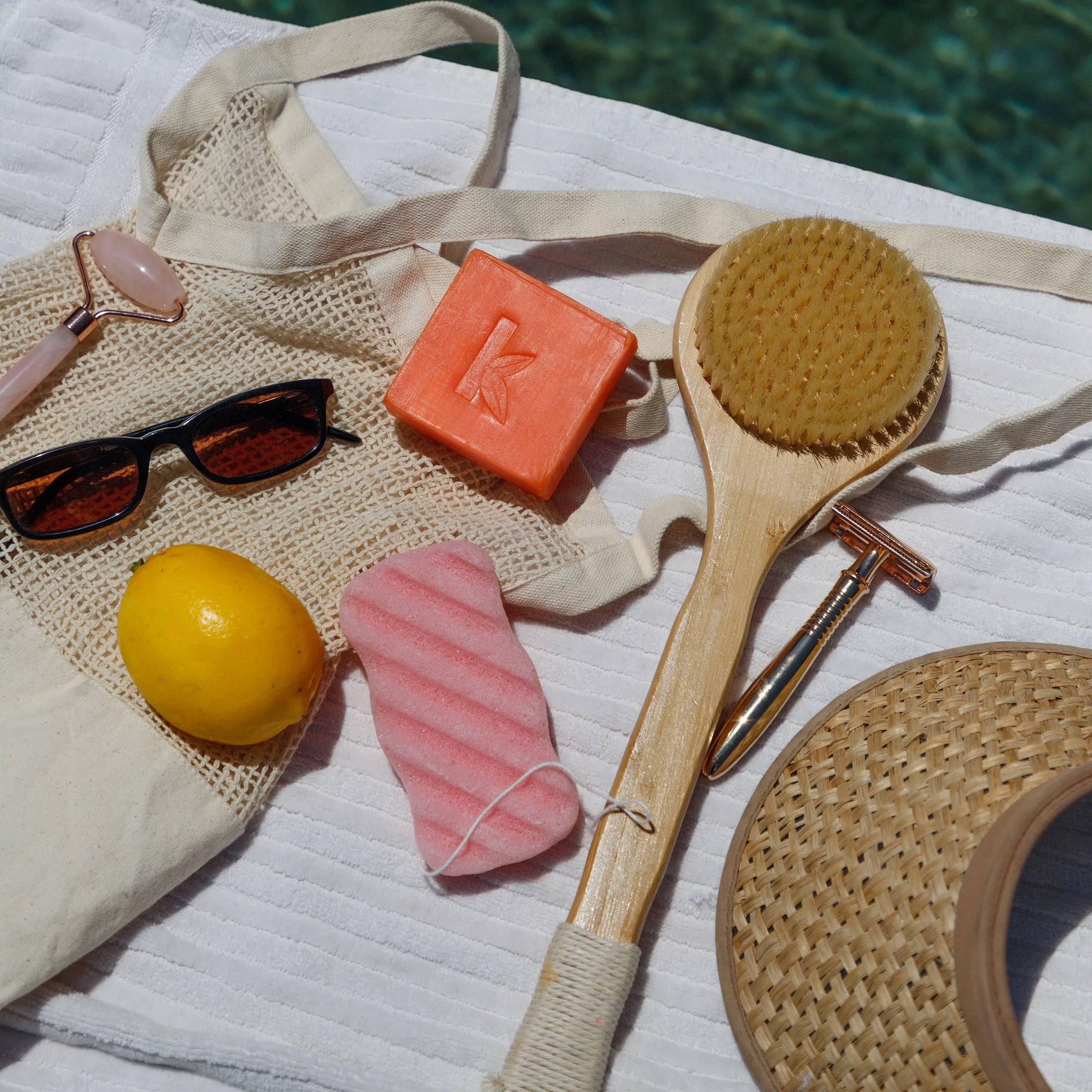 Pink Clay Konjac Face and Body Sponge