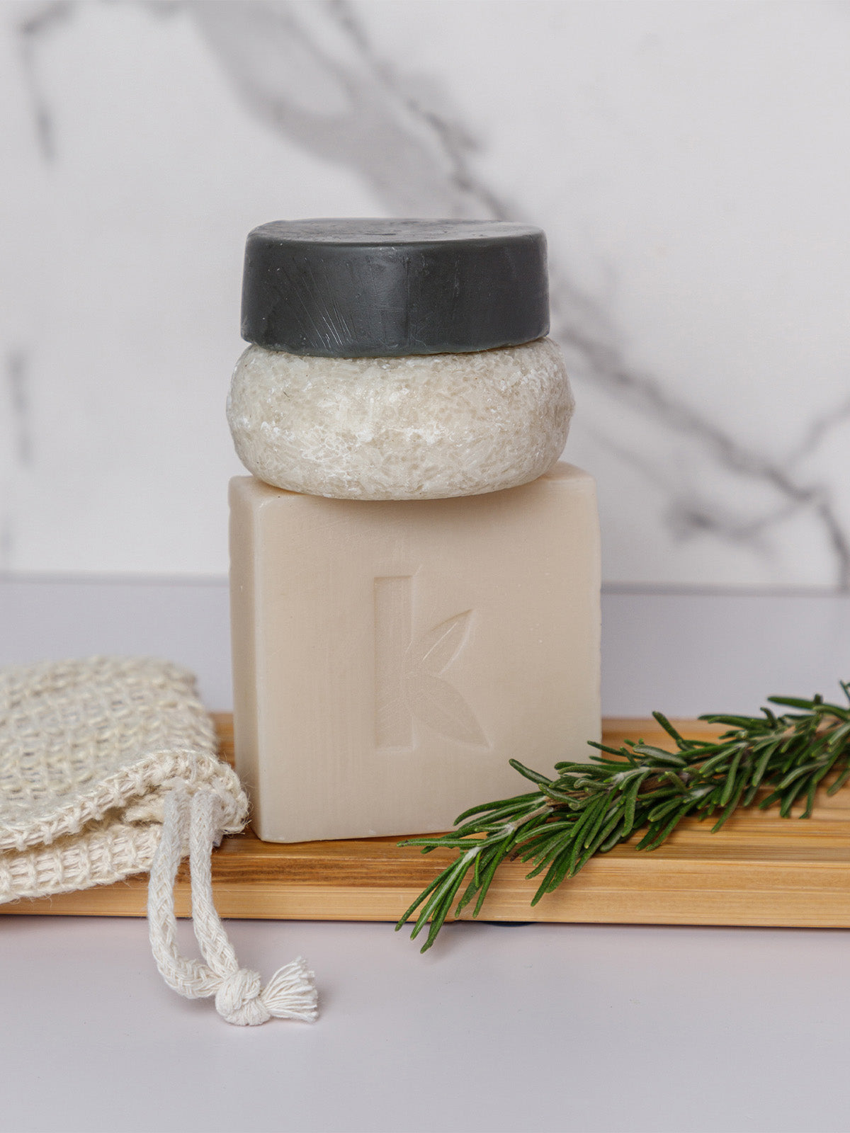 natural rosemary shower bundle
