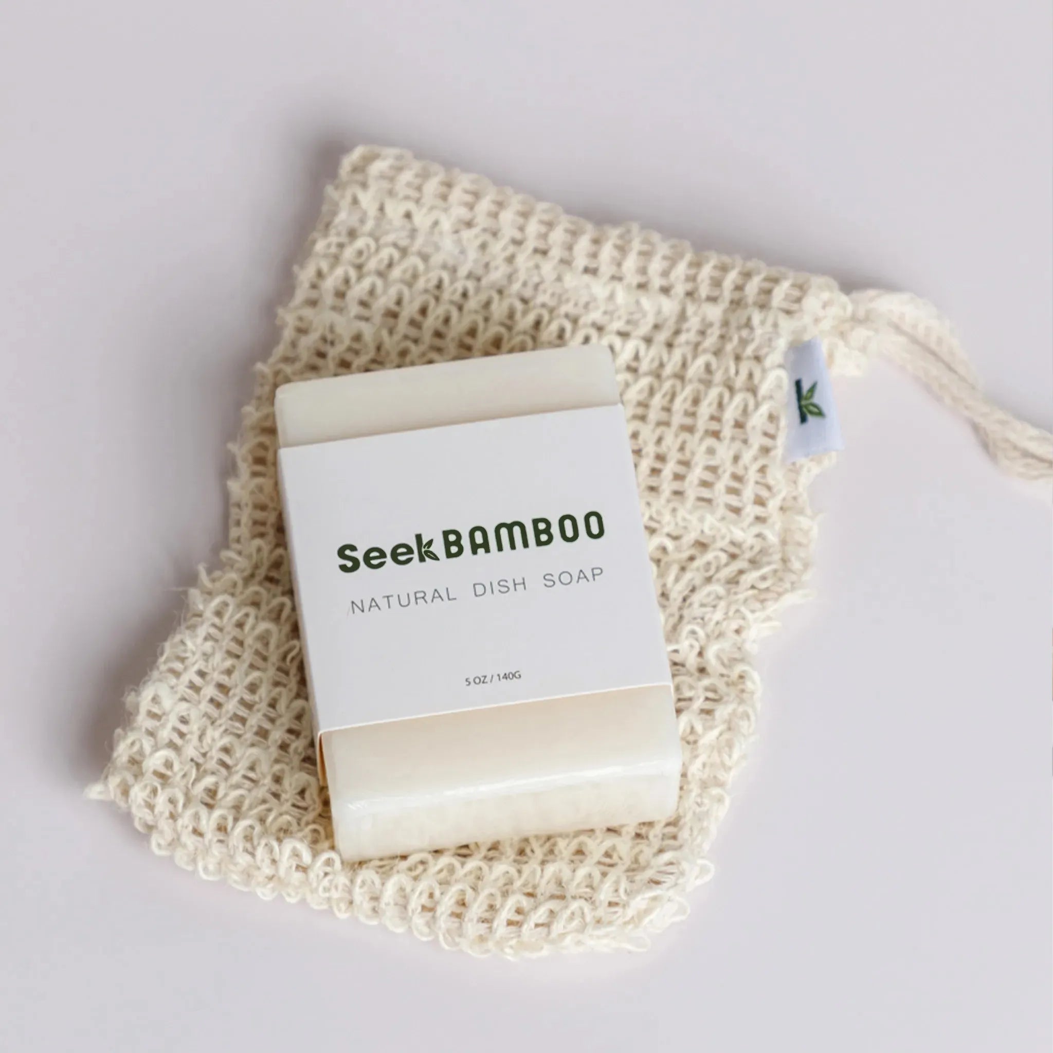Ntural Dish Soap On Sisal Dish Bag