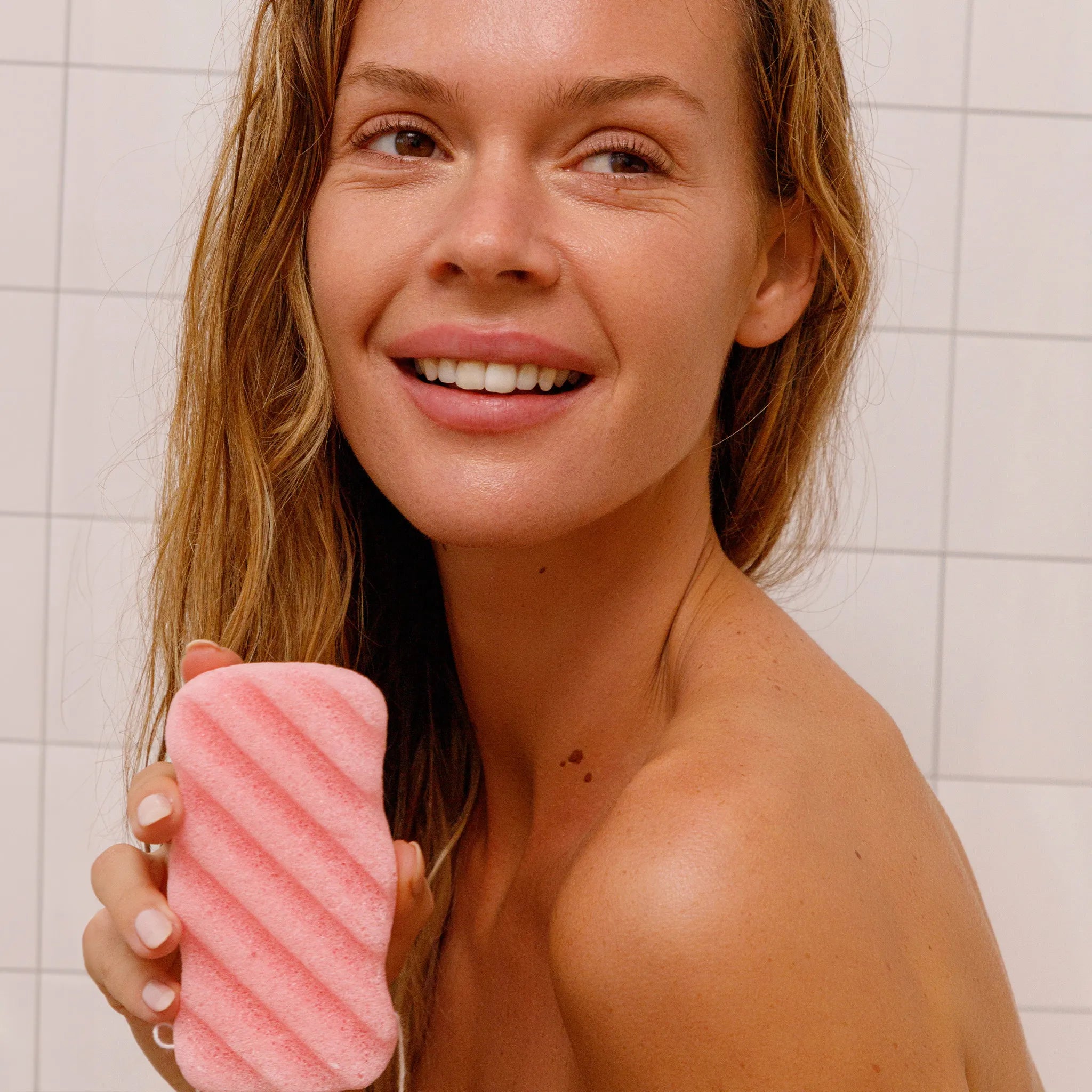 Pink Clay Konjac Body Sponge