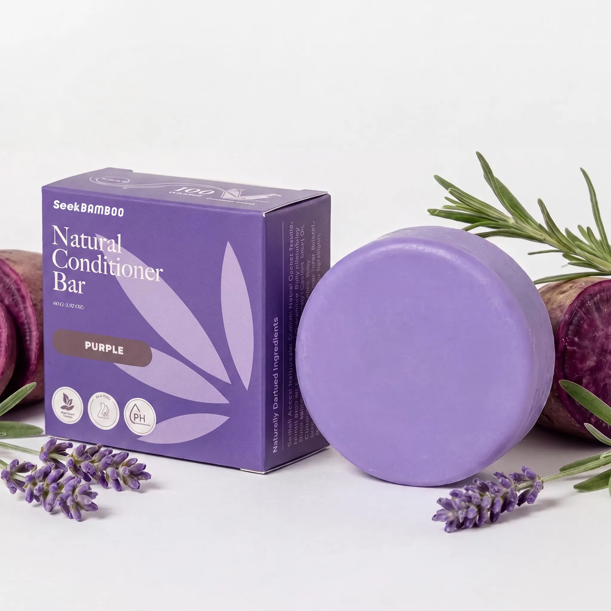 purple conditioner seek bamboo