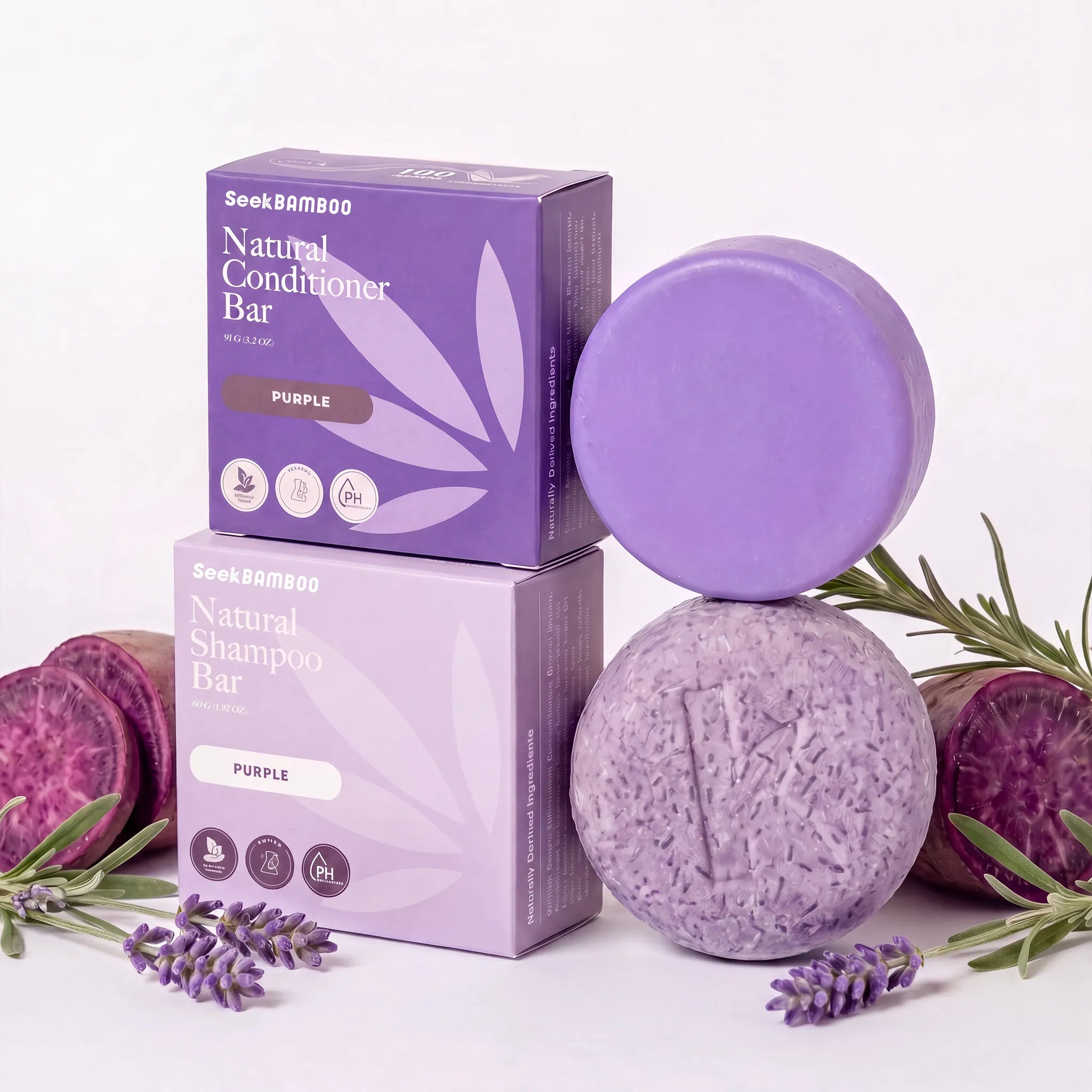 Purple Shampoo and Conditioner Bar