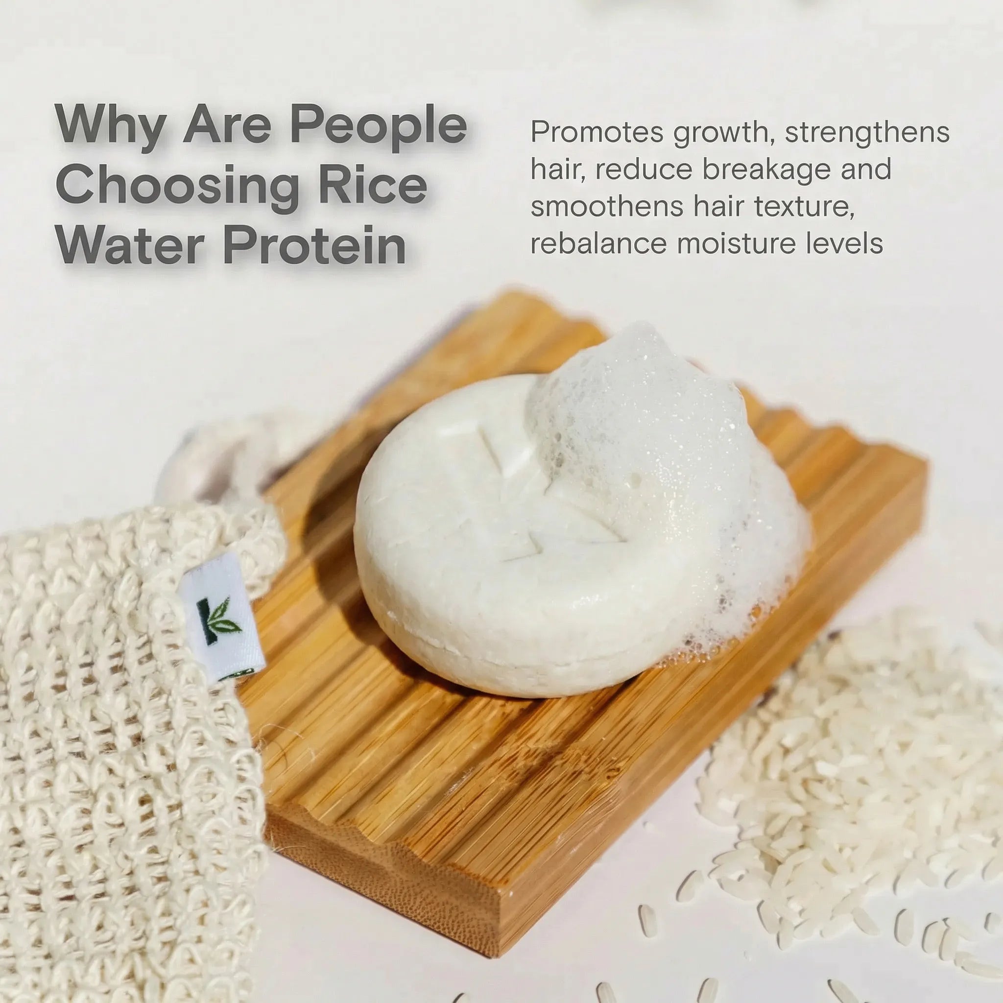 Rice Protein Shampoo Bars