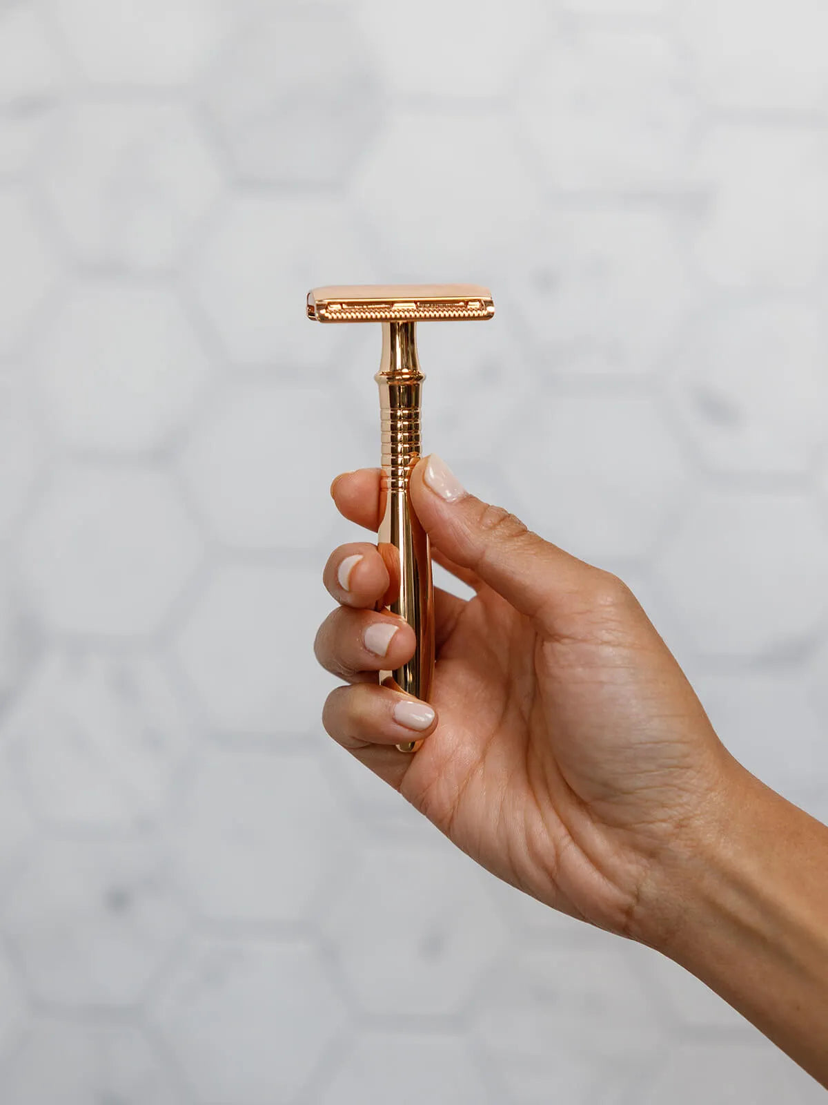 Rose Gold Safety Razor