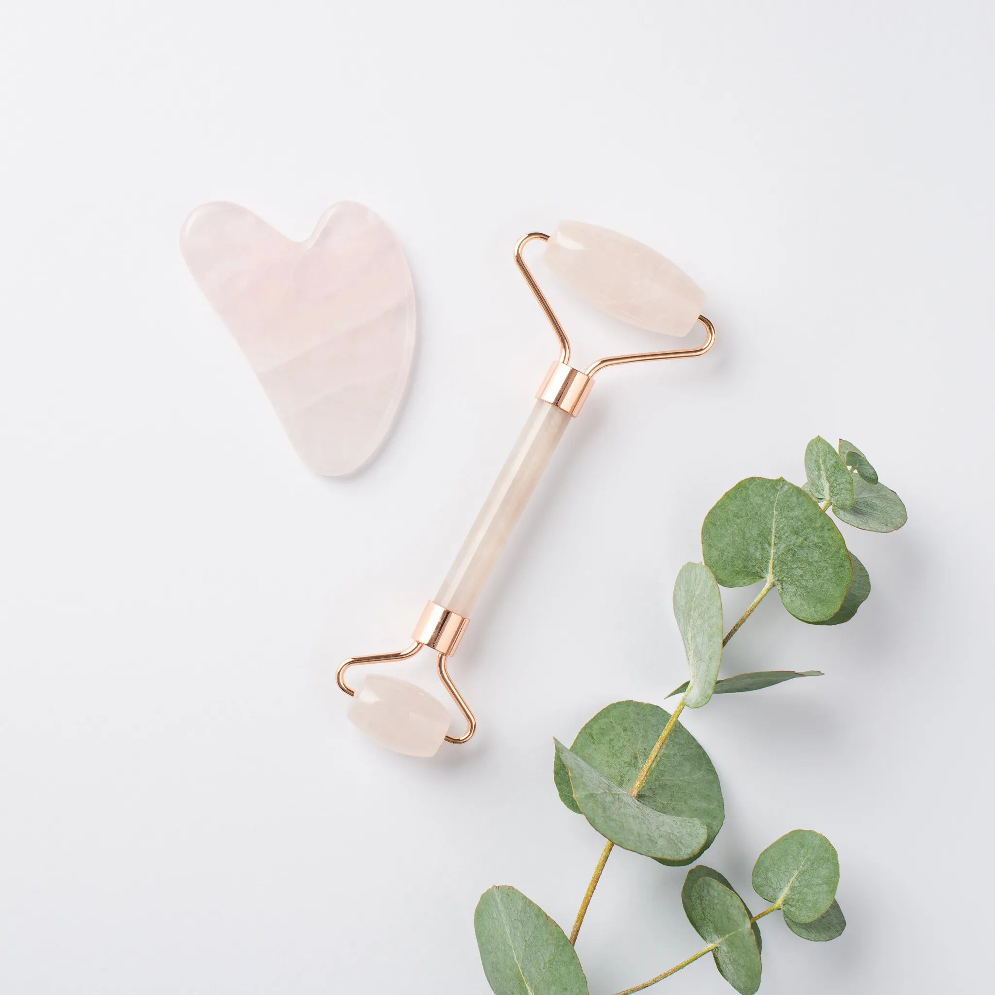 Rose Quartz Roller and Gua Sha