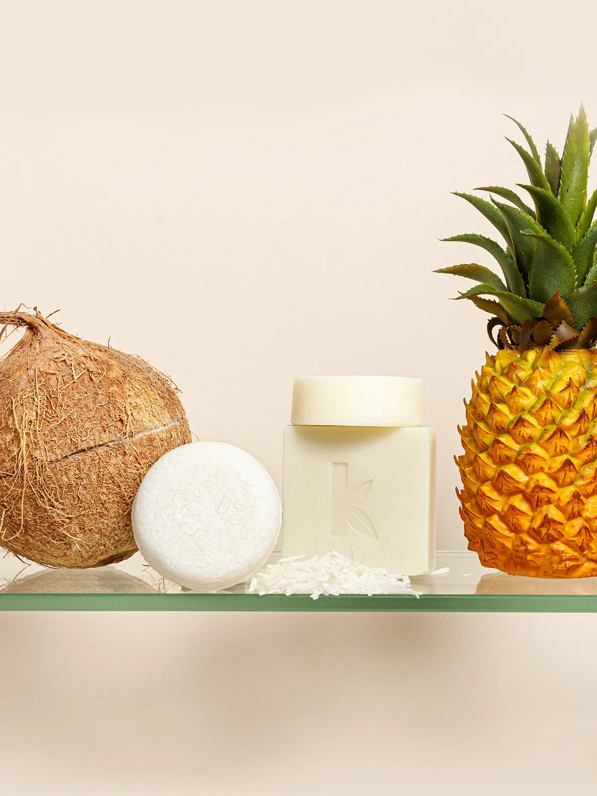 coconut shampoo soap and conditioner