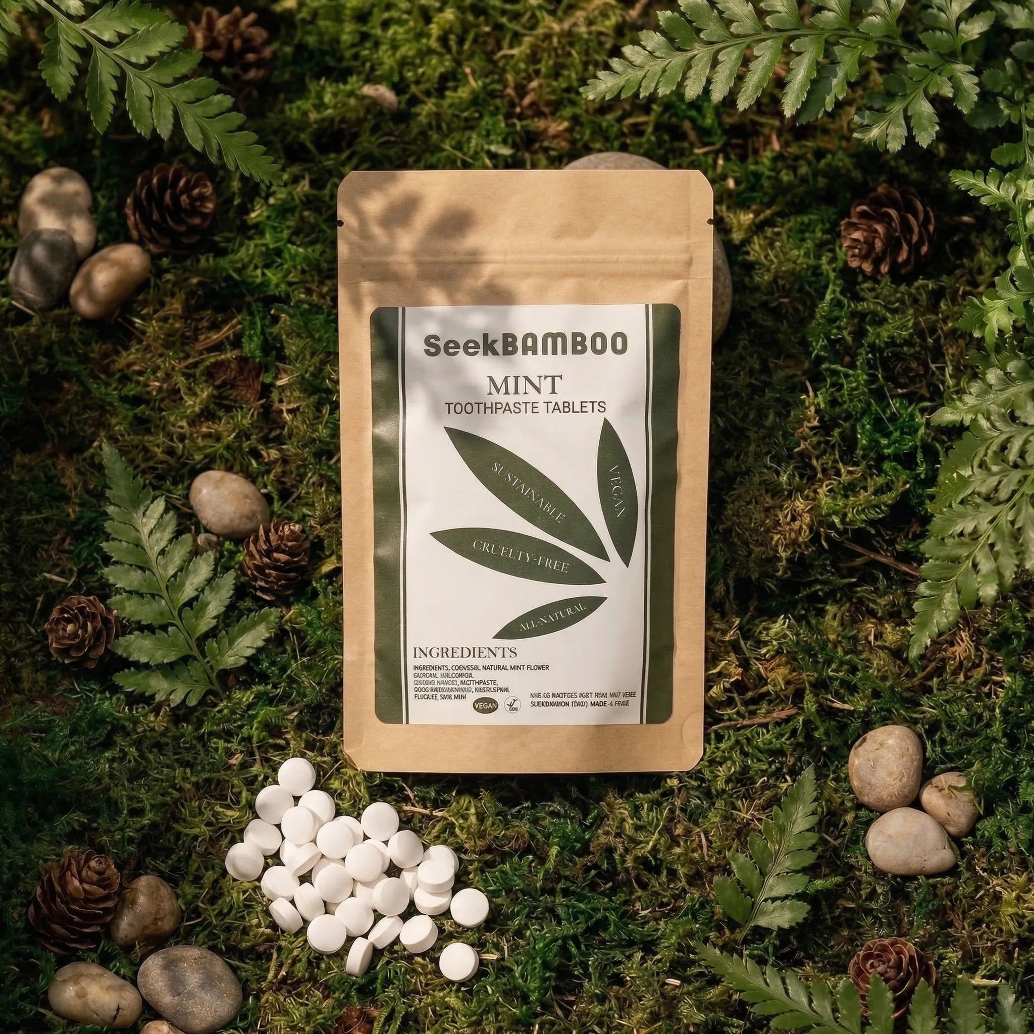 Seek Bamboo Mint Tablets