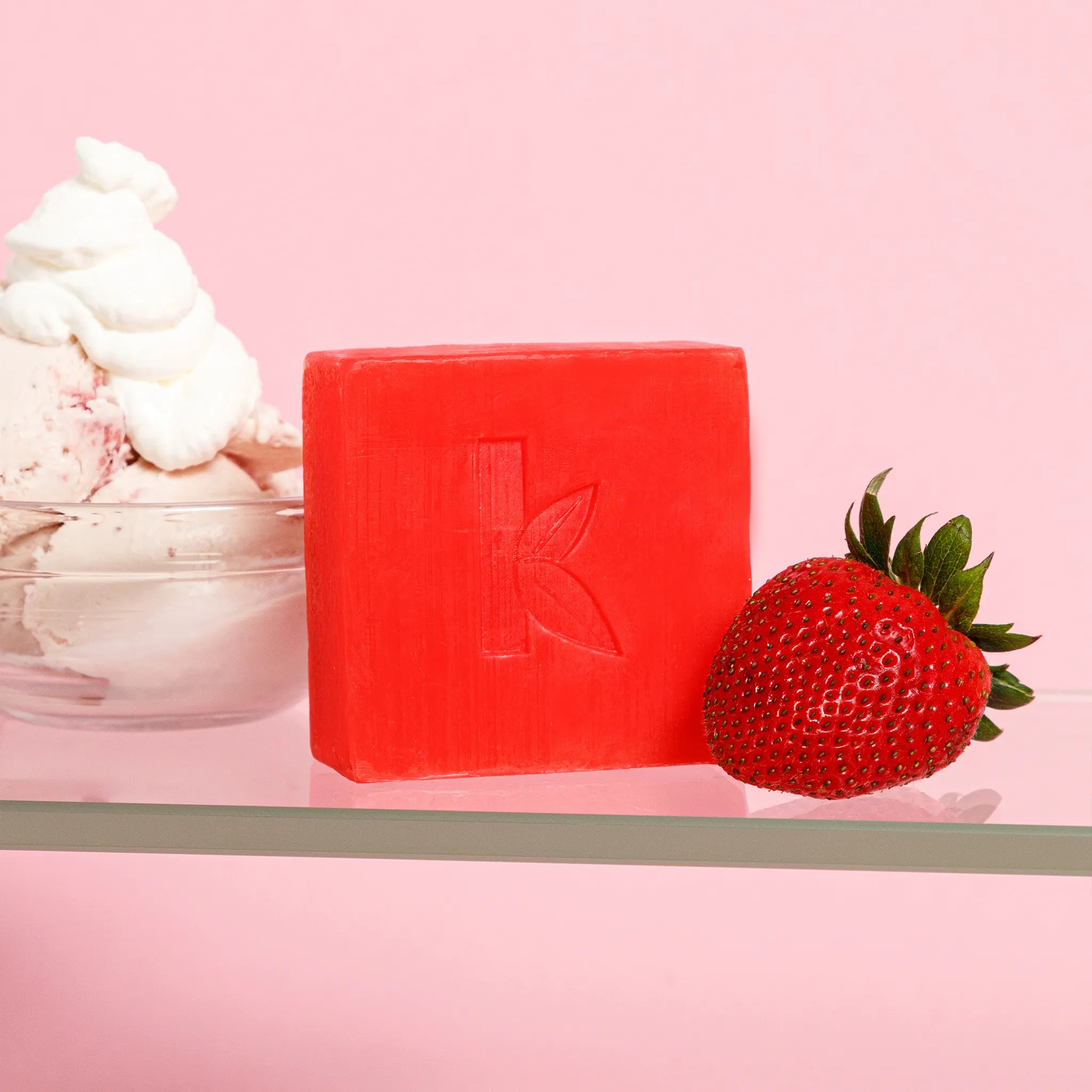 strawberry bar soap