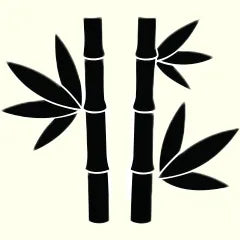 bamboo drinking straw icon