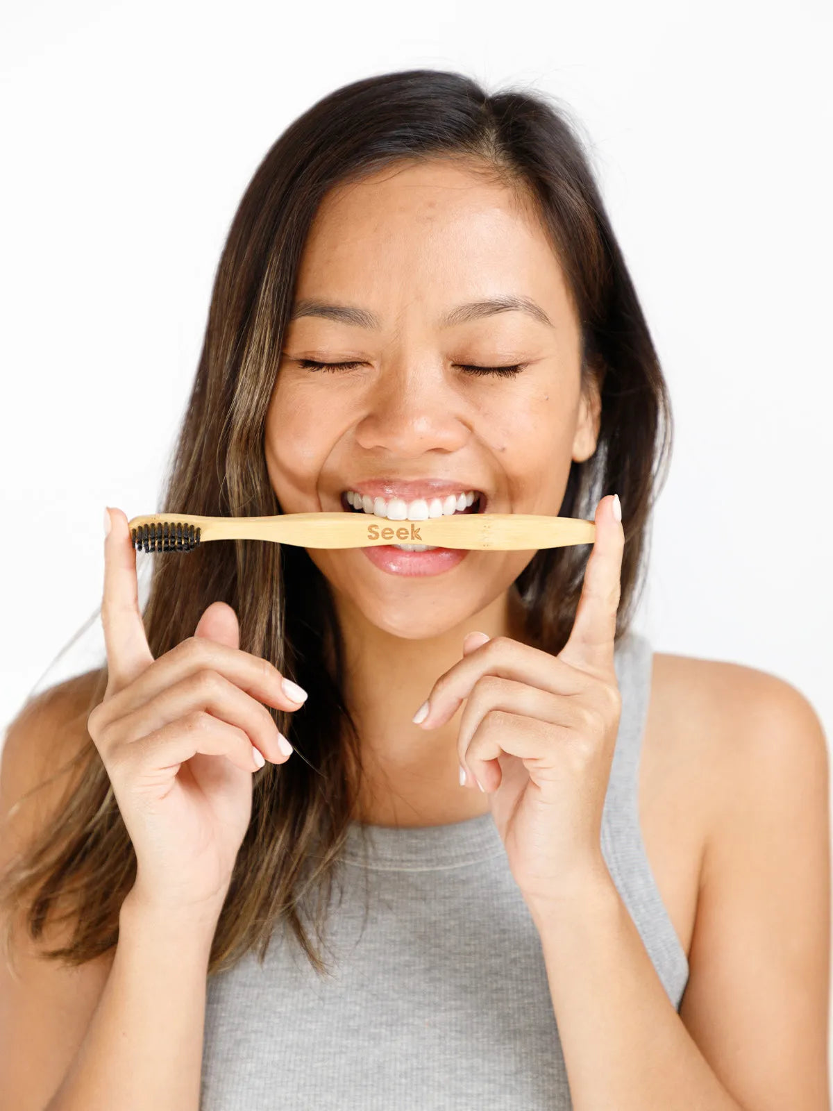 charcoal bristle toothbrush