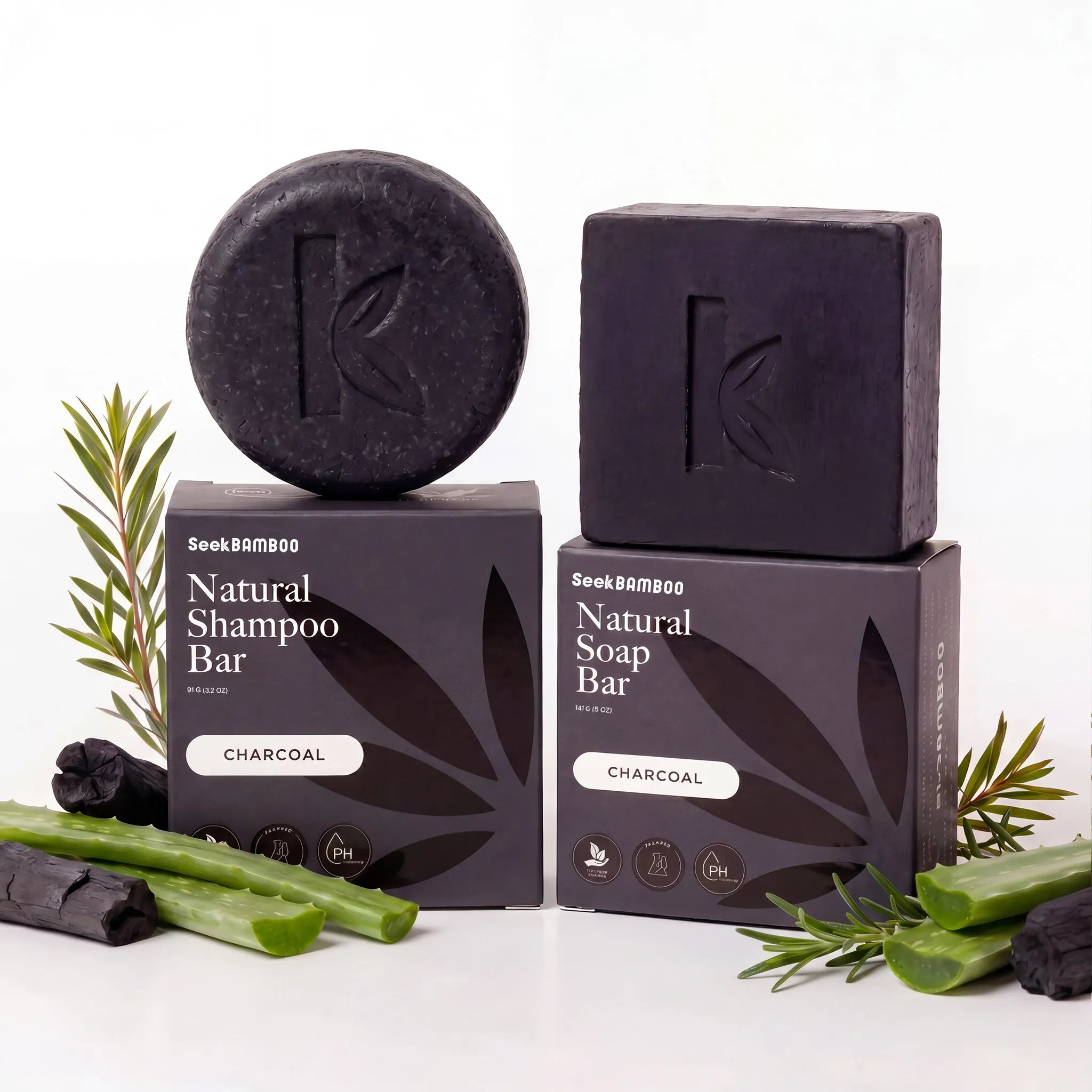 charcoal shampoo and soap