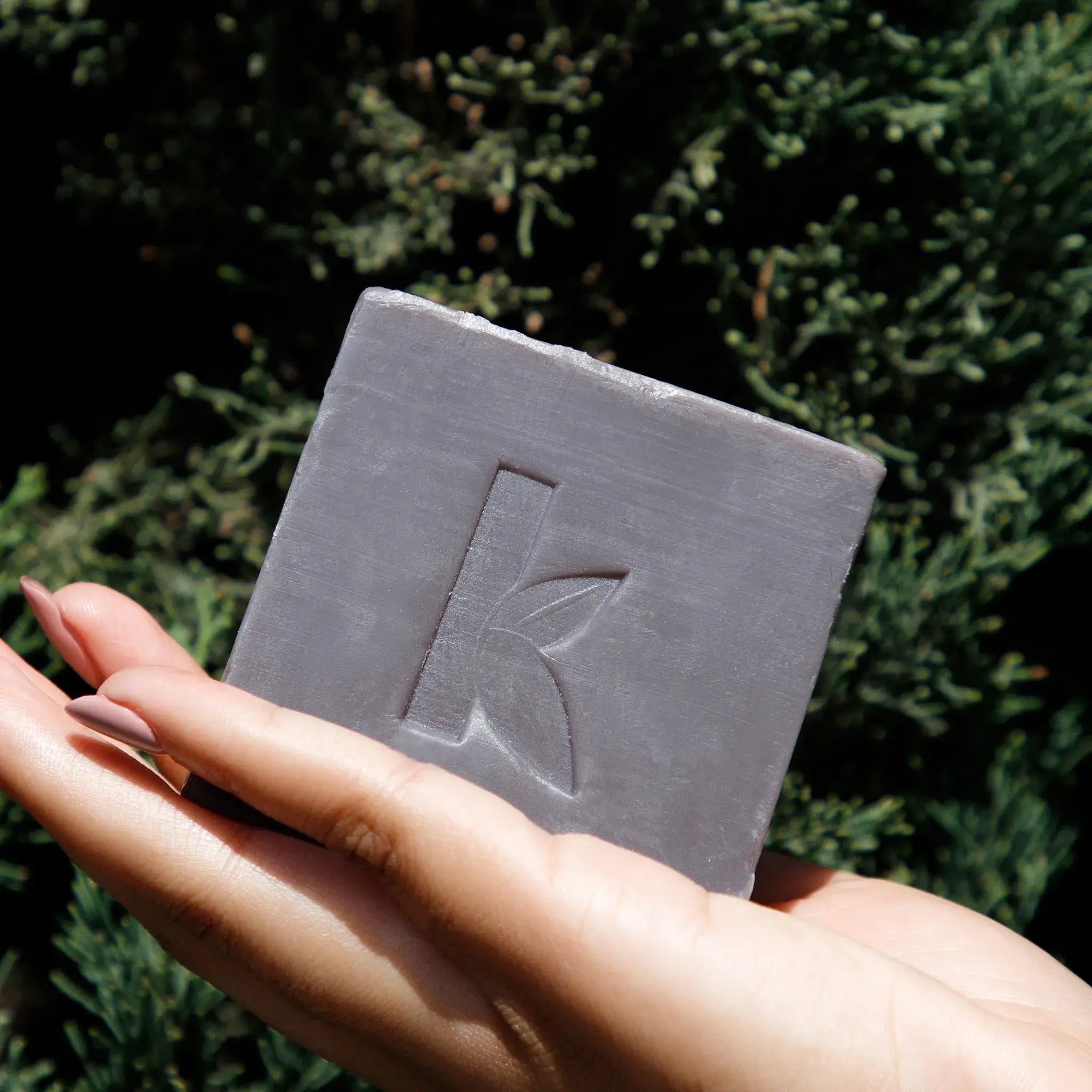 Coffee Soap in a hand