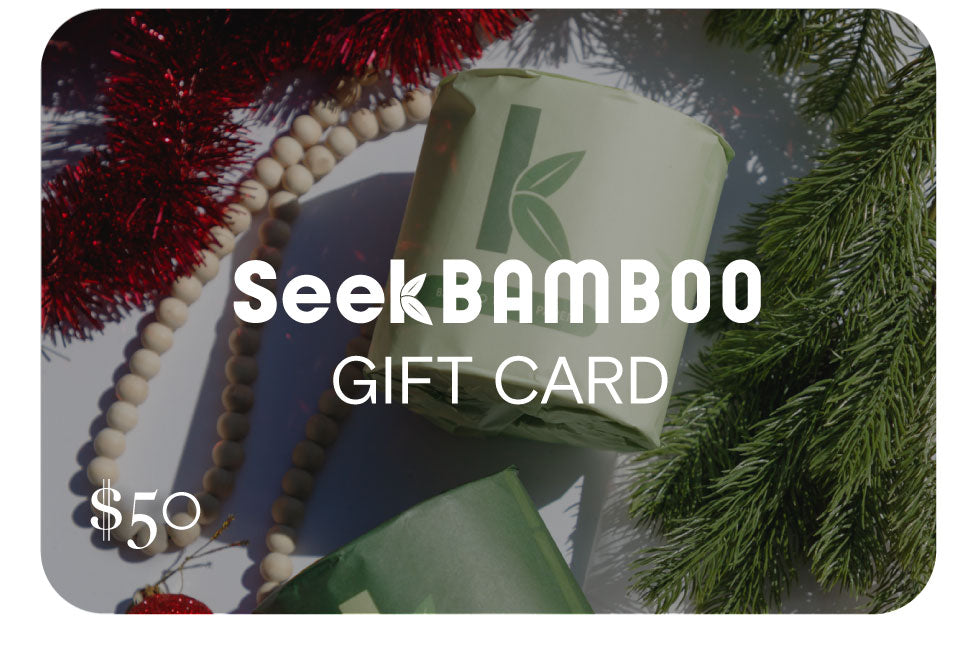 seek bamboo gift card - holiday