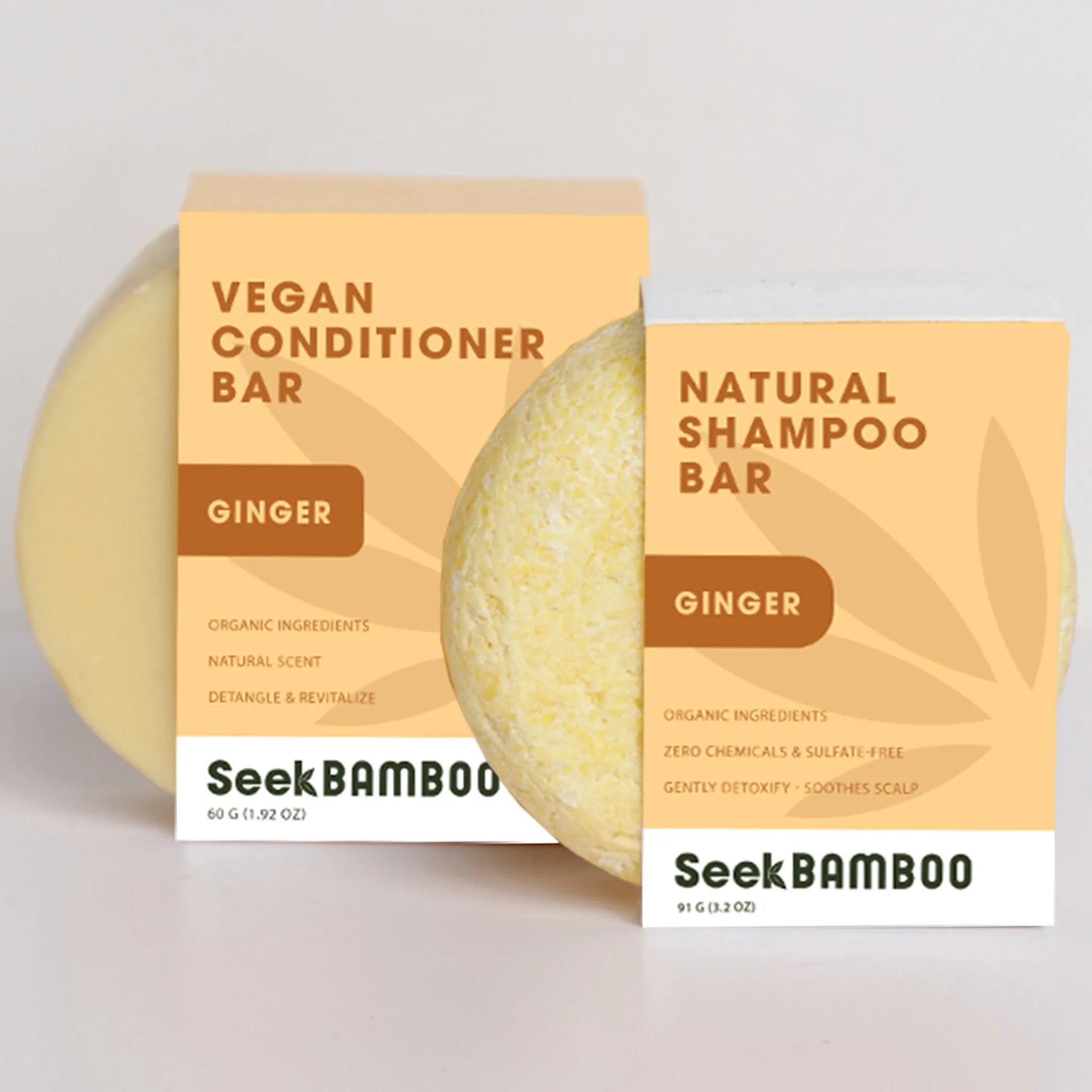 ginger shampoo and conditioner bars