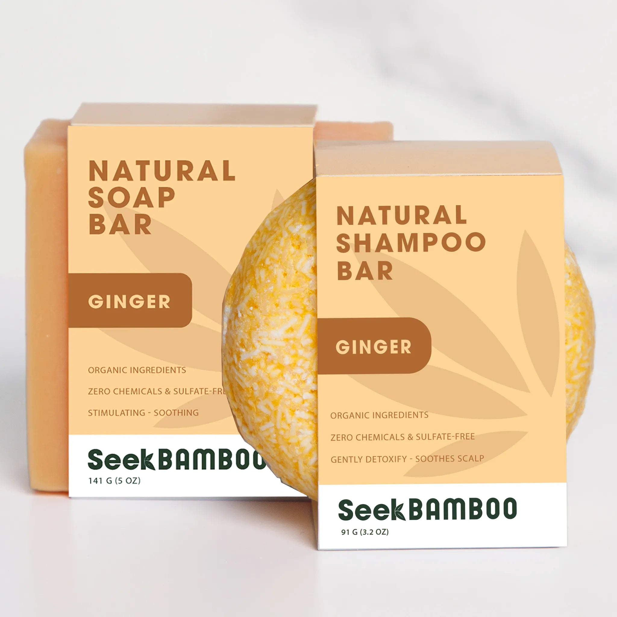 ginger shampoo and soap