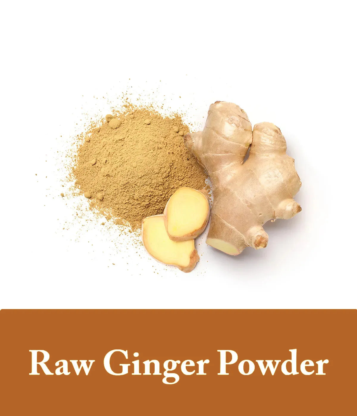 ginger poweder in ginger shampoo