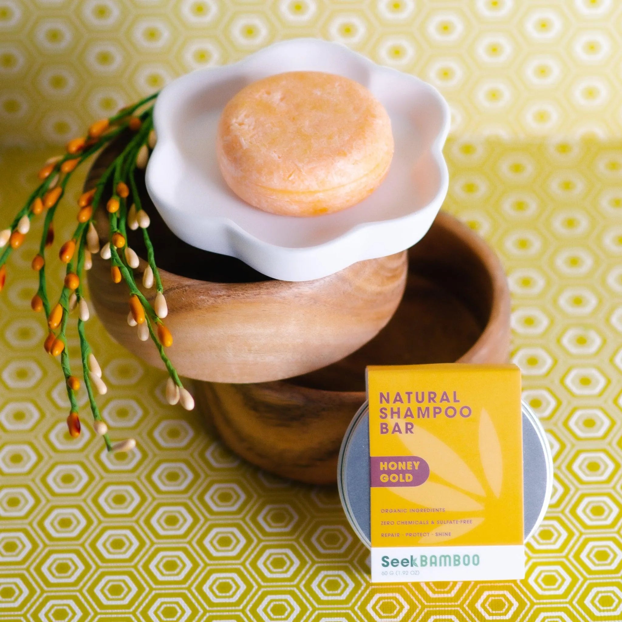 Honey Gold Natural Shampoo Bars