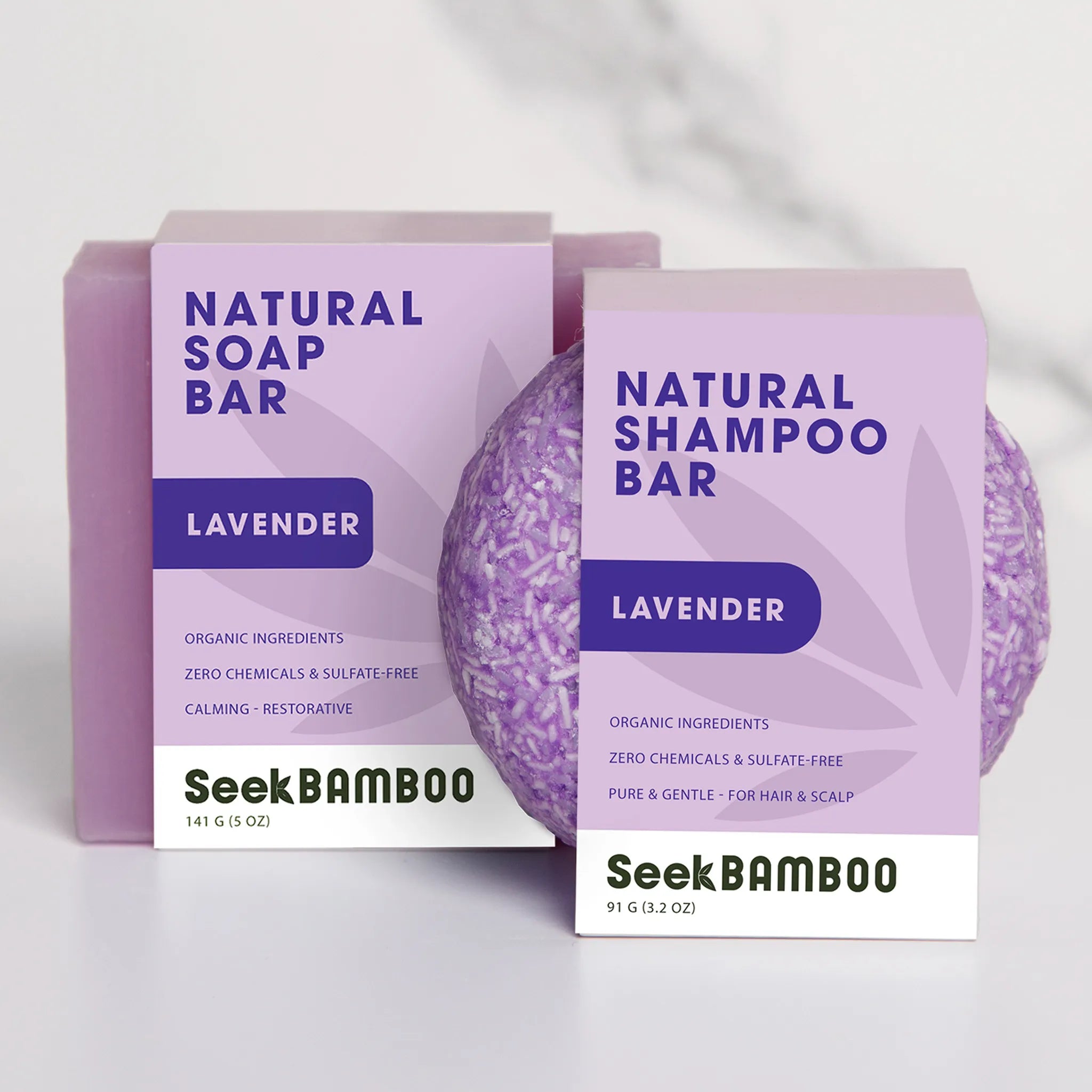 lavender shampoo and soap