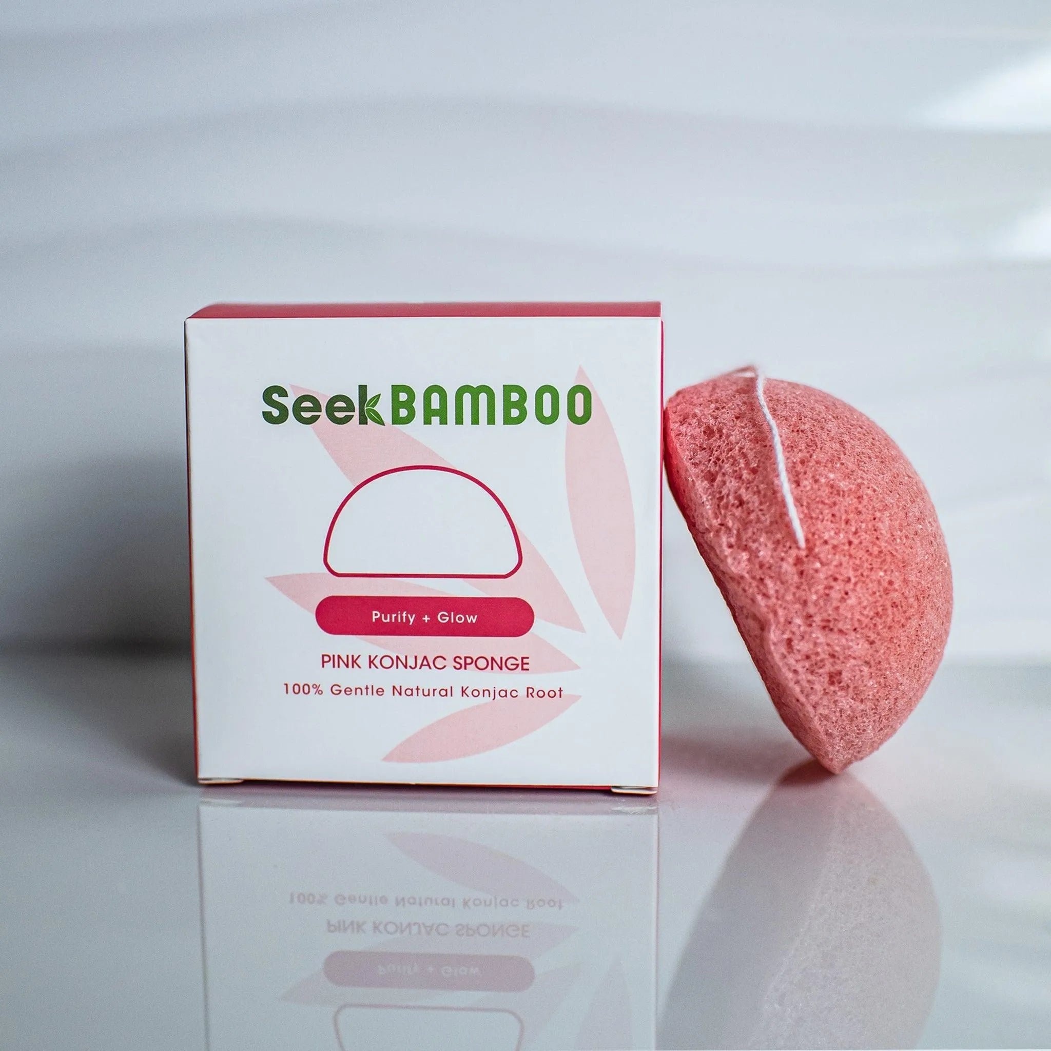 pink clay konjac sponge