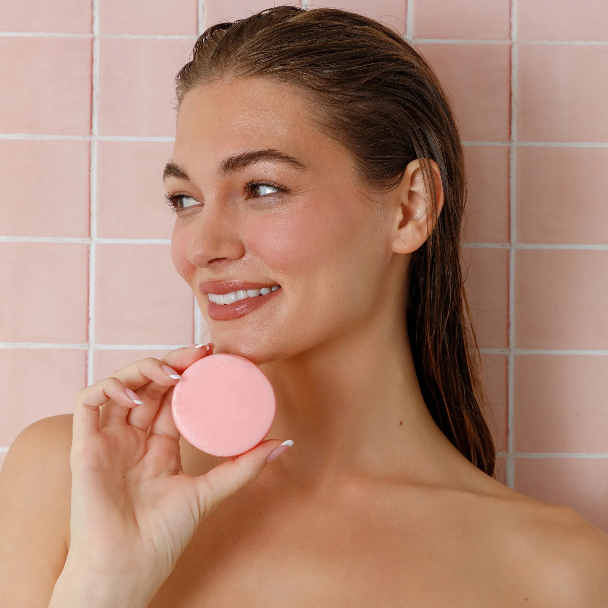 rose conditioner bar to pair with rose shampoo for dry hair