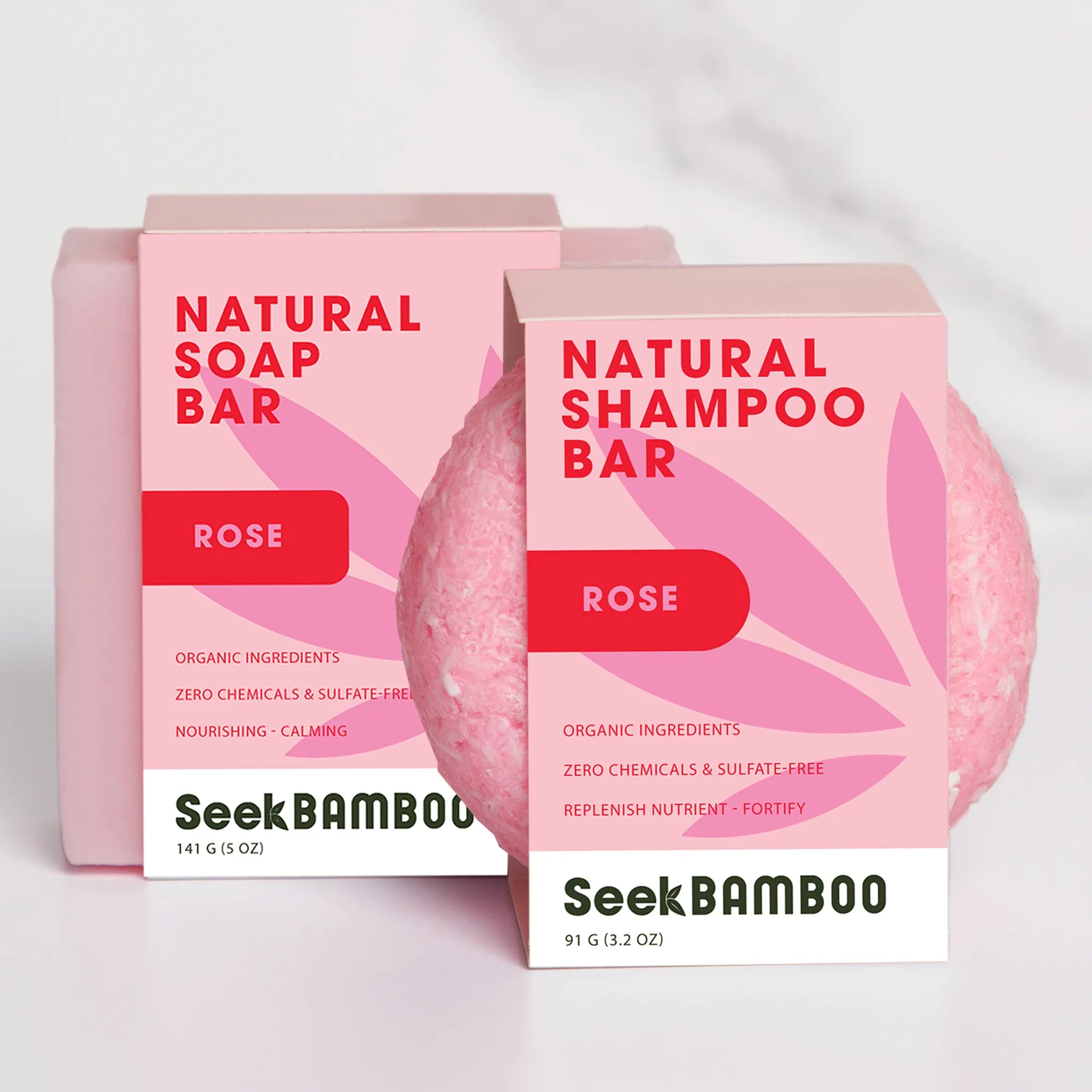 rose shampoo and soap