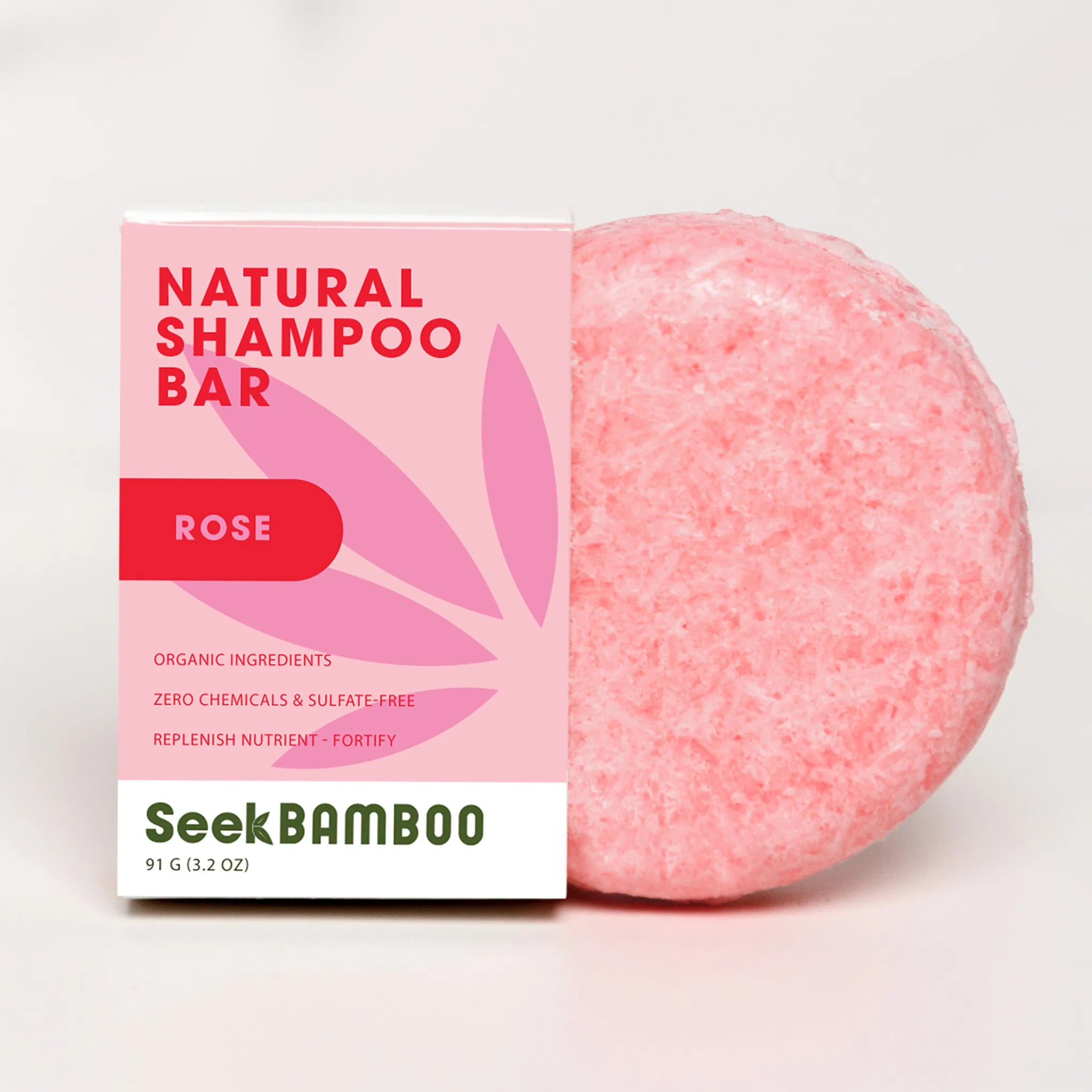solid bar shampoo - rose