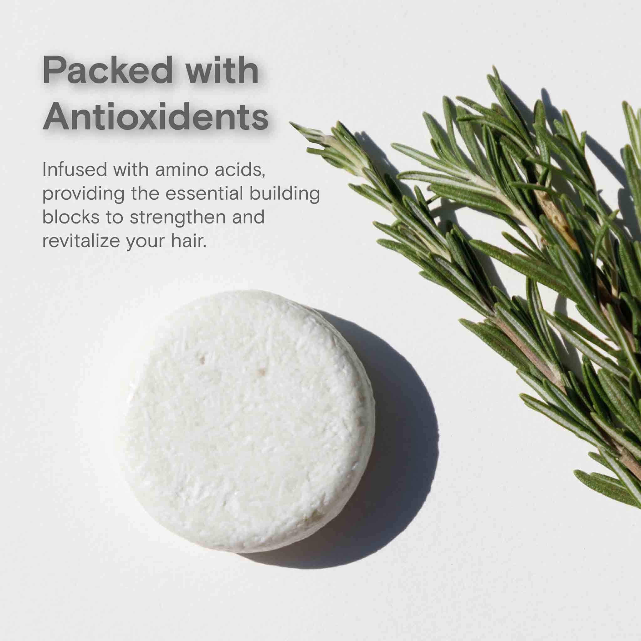 rosemary shampoo bar with facts