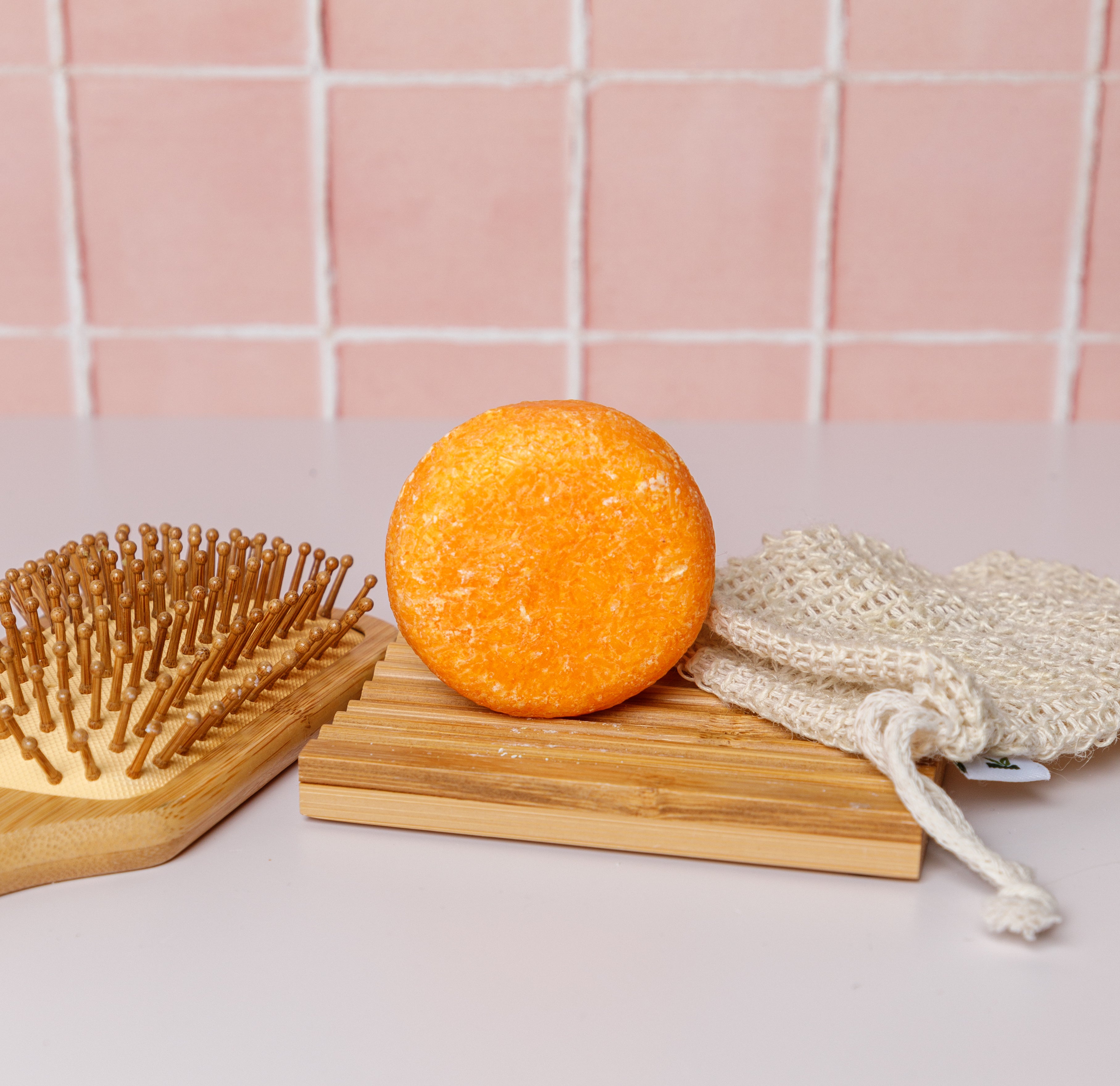 honey shampoo standing up