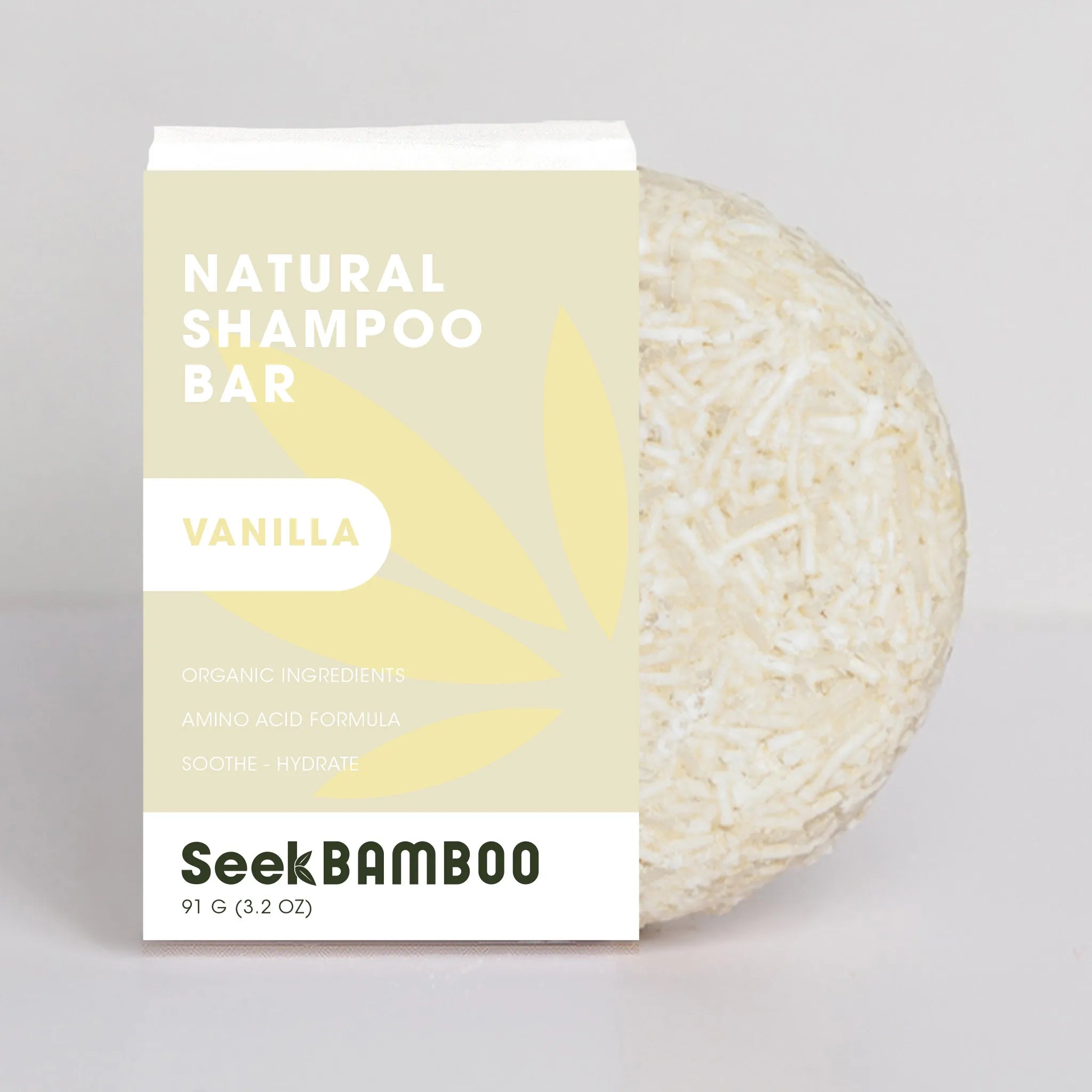 solid shampoo vanilla