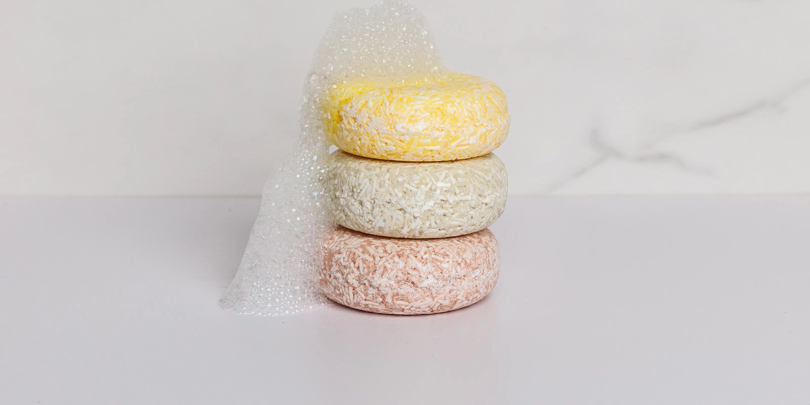 wholesale shampoo bars stacked for a page banner