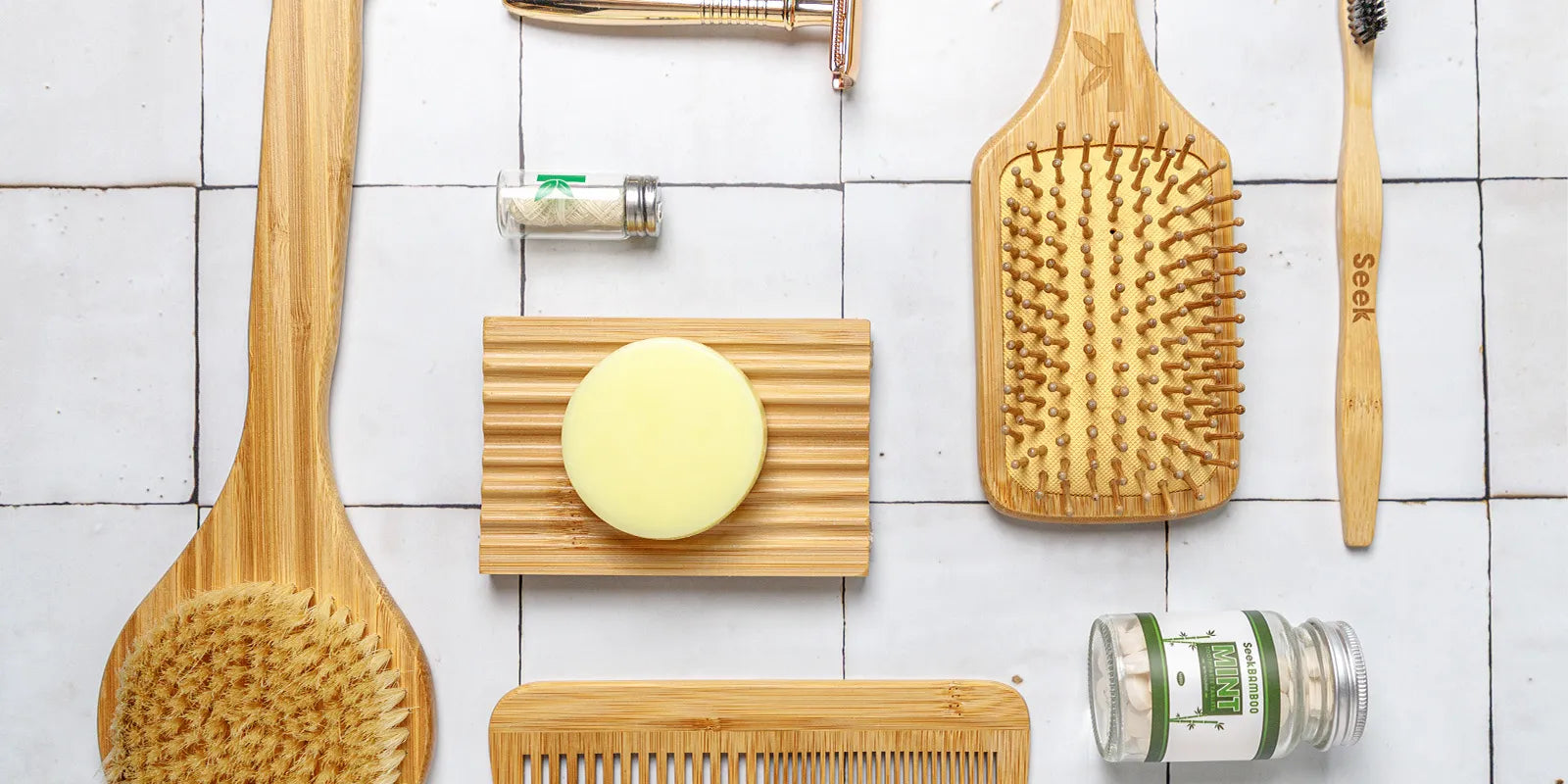 Zero-waste bathroom products