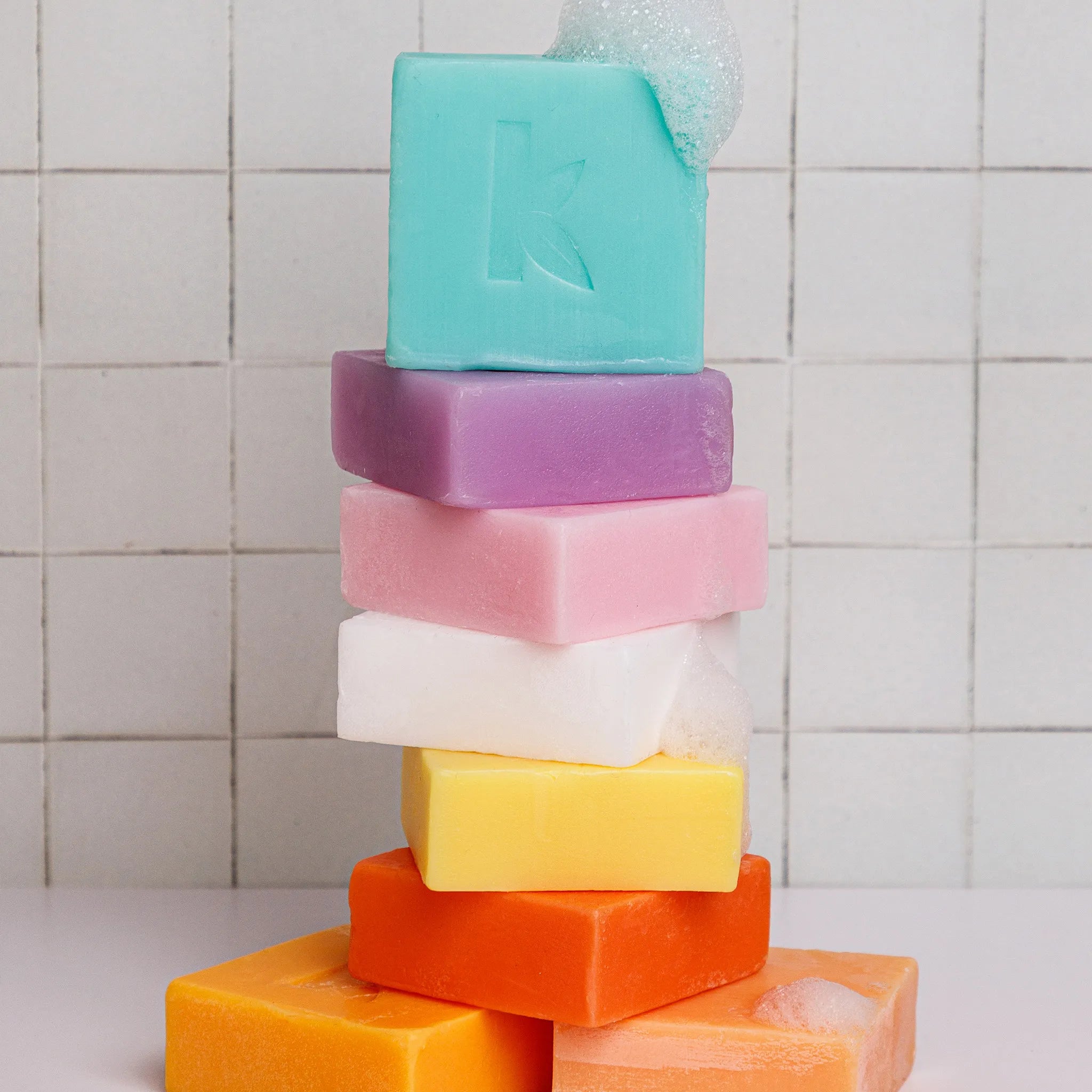 All Natural Soaps Stacked