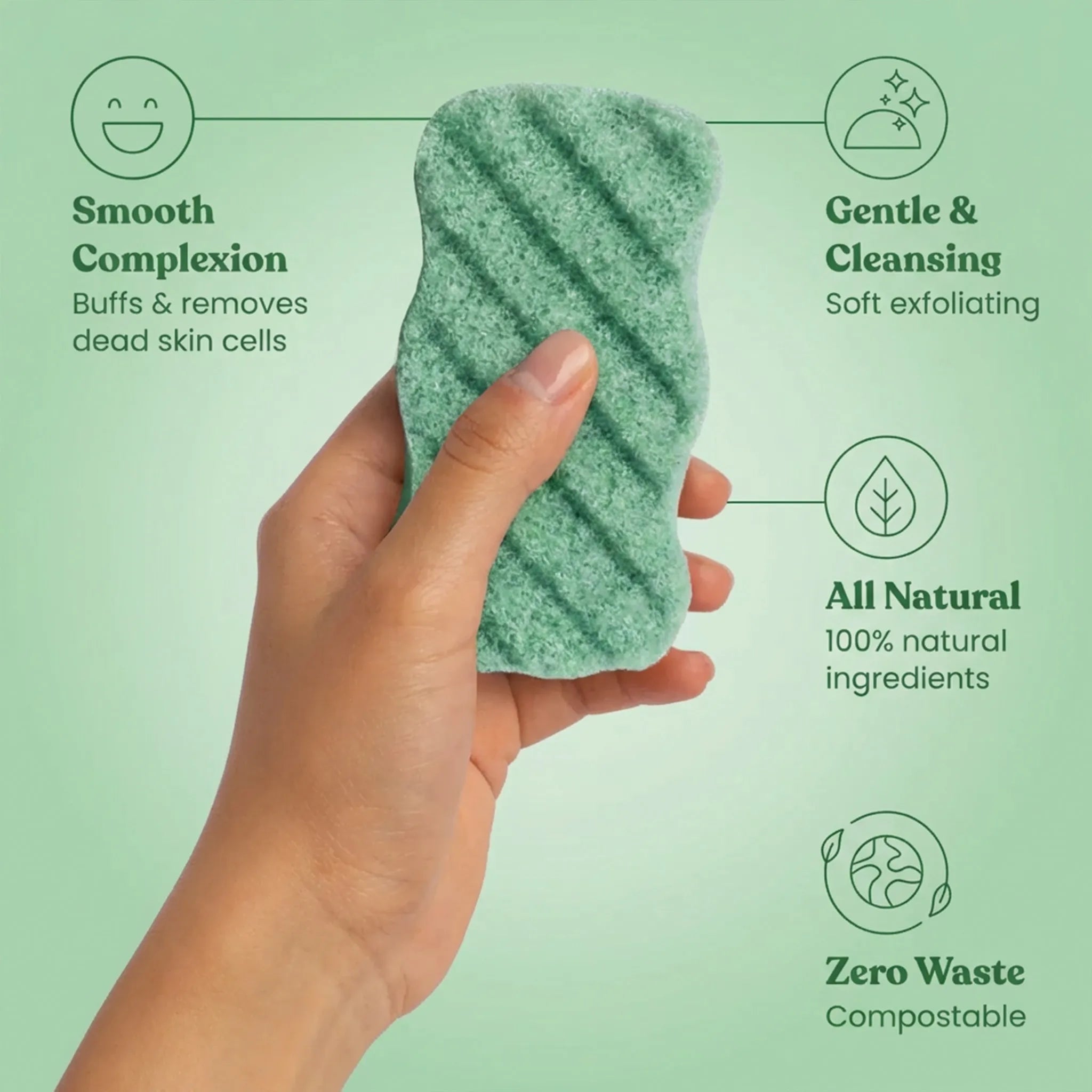 Aloe Konjac Body Sponge