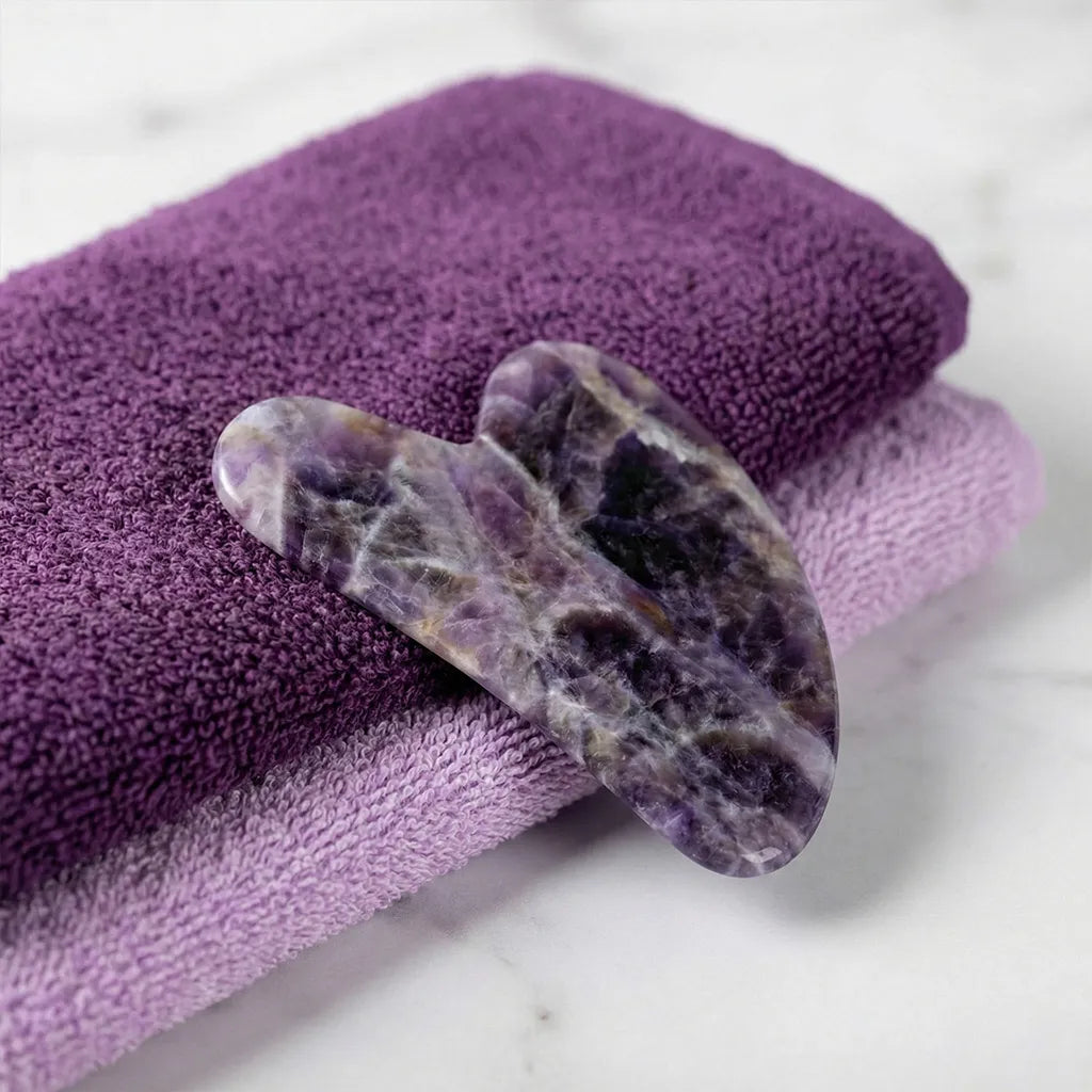 Amethyst Gua Sha Seek Bamboo