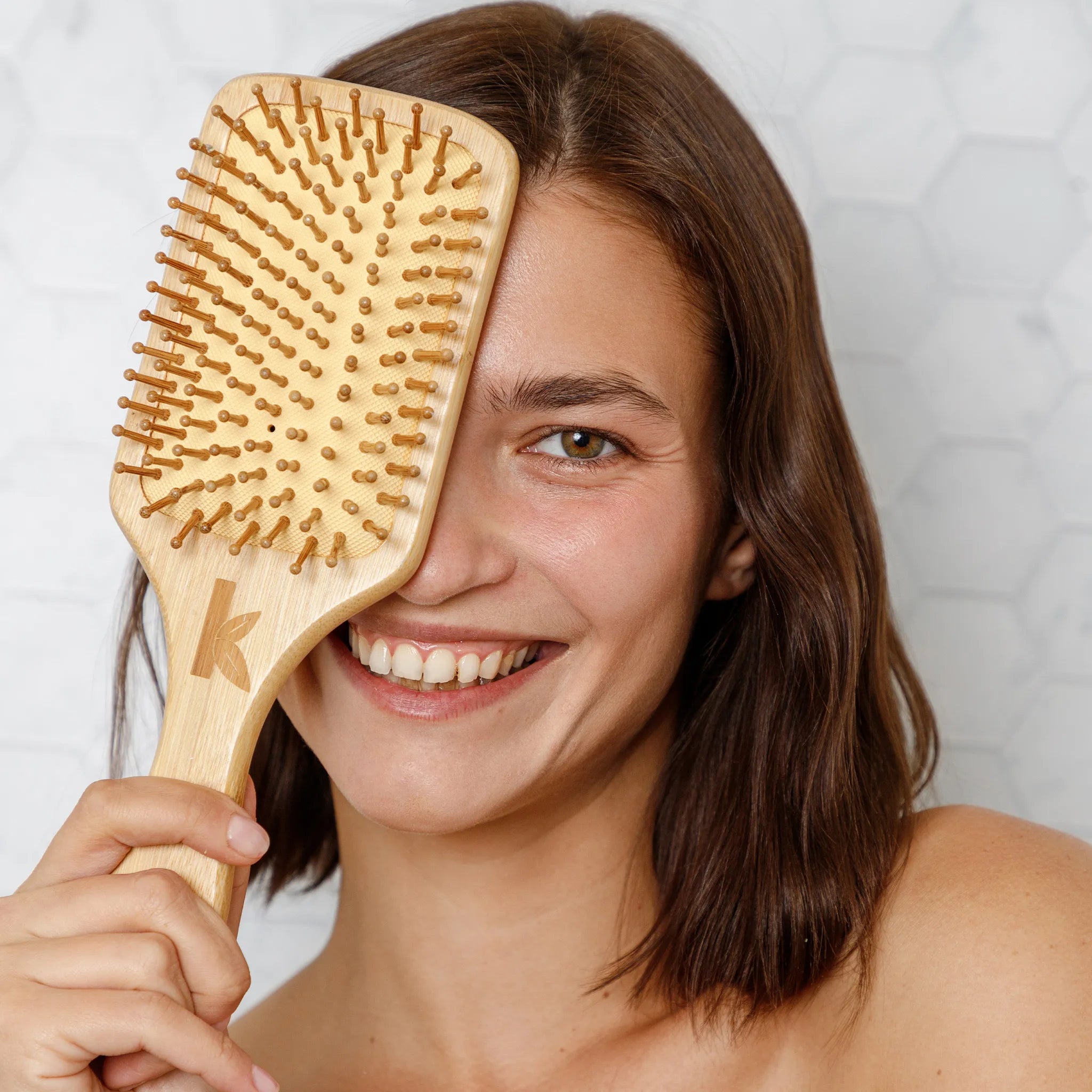 Bamboo HairBrush By Seek Bamboo