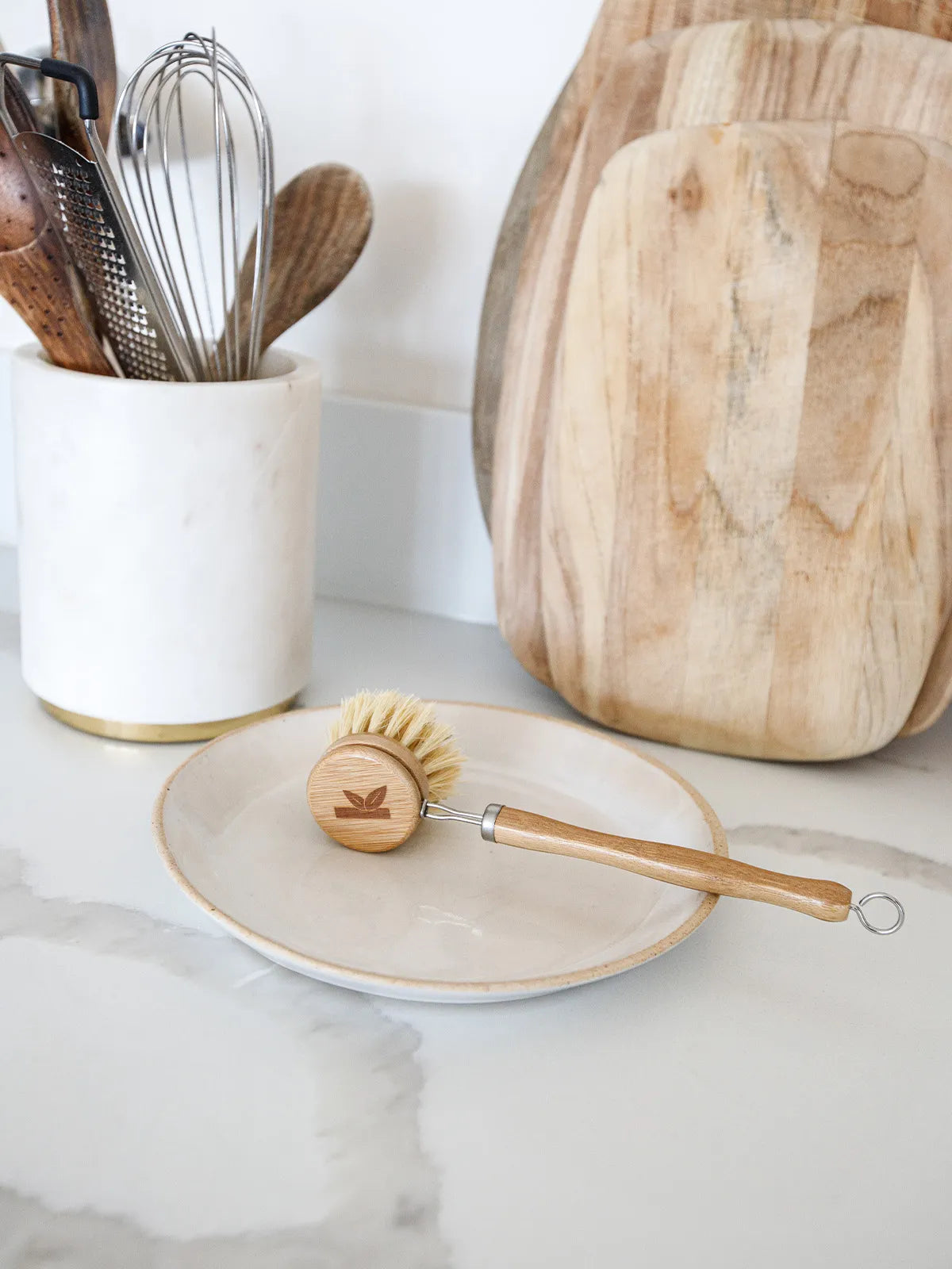 Bamboo Replaceable Dish Brush Seek Bamboo