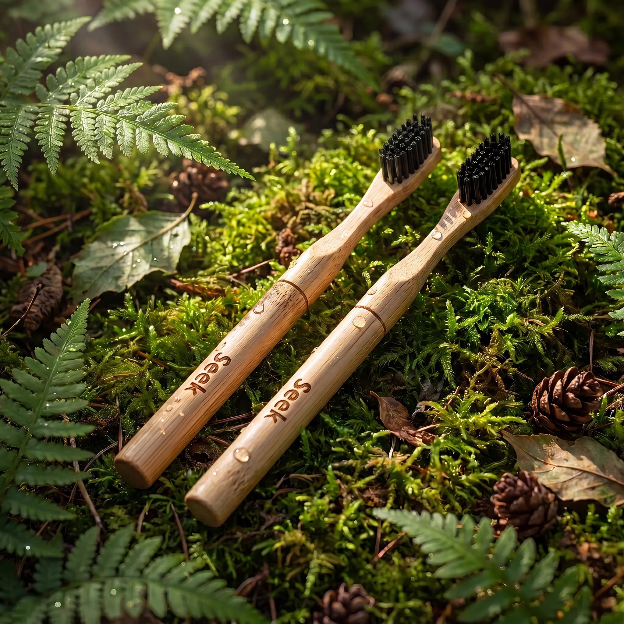 Charcoal Toothbrush Seek Bamboo