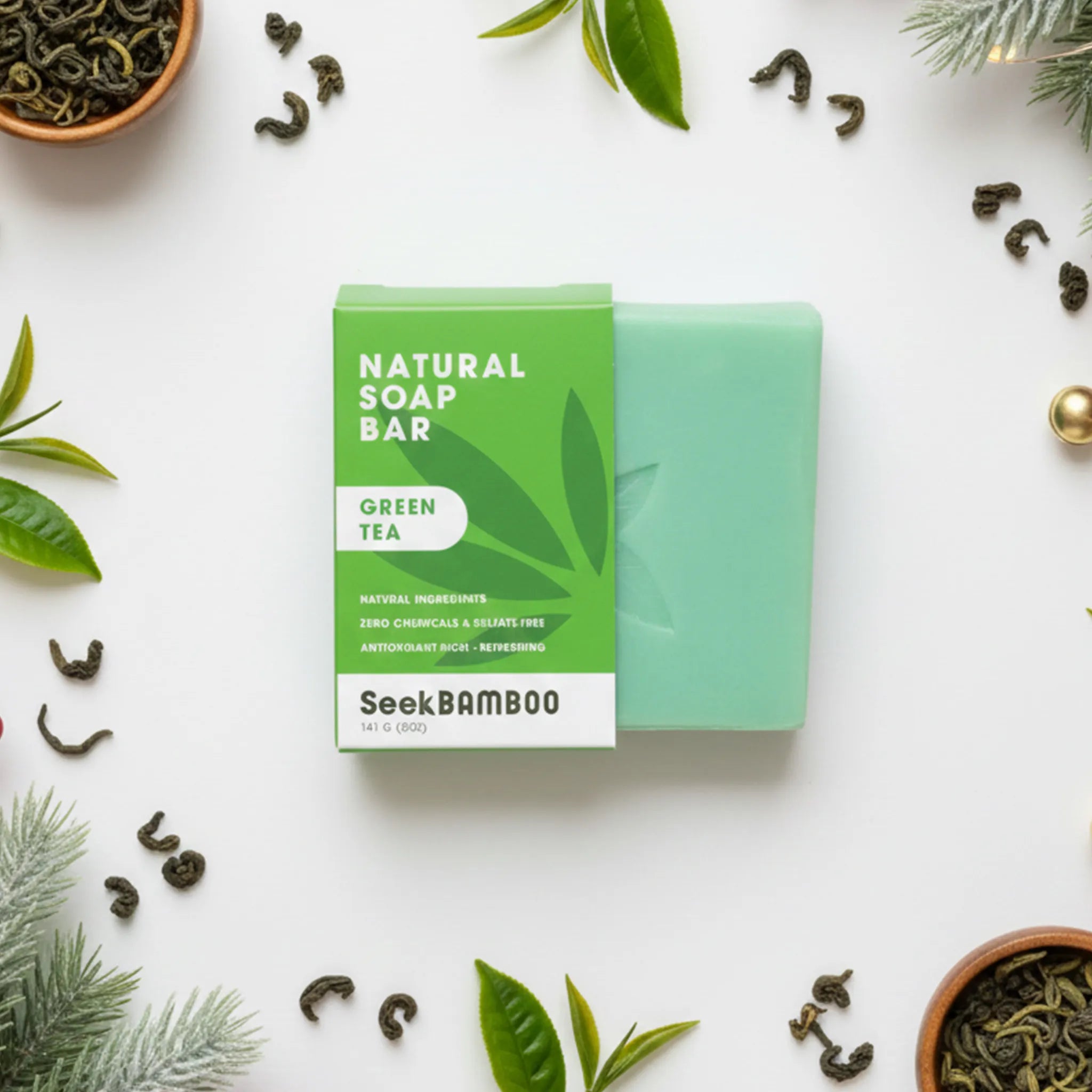 Green Tea Holiday Soap