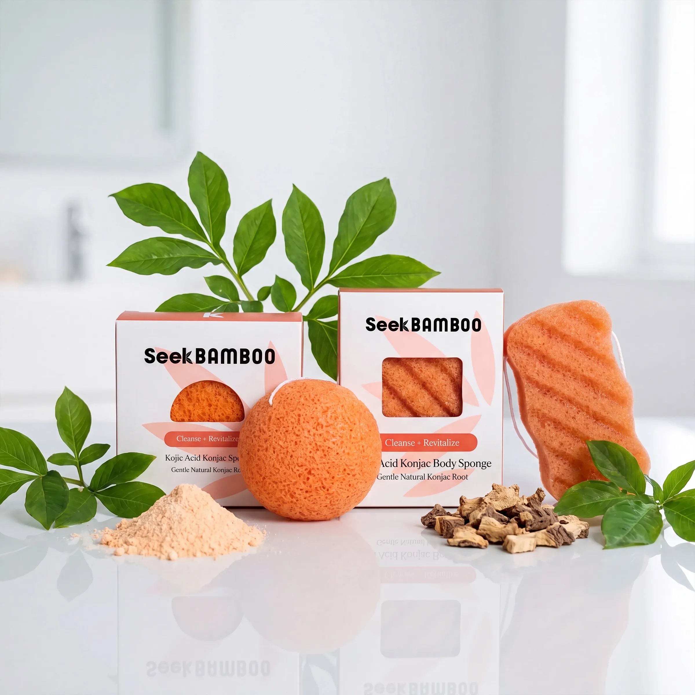 Kojic Acid Konjac Sponge Bundle