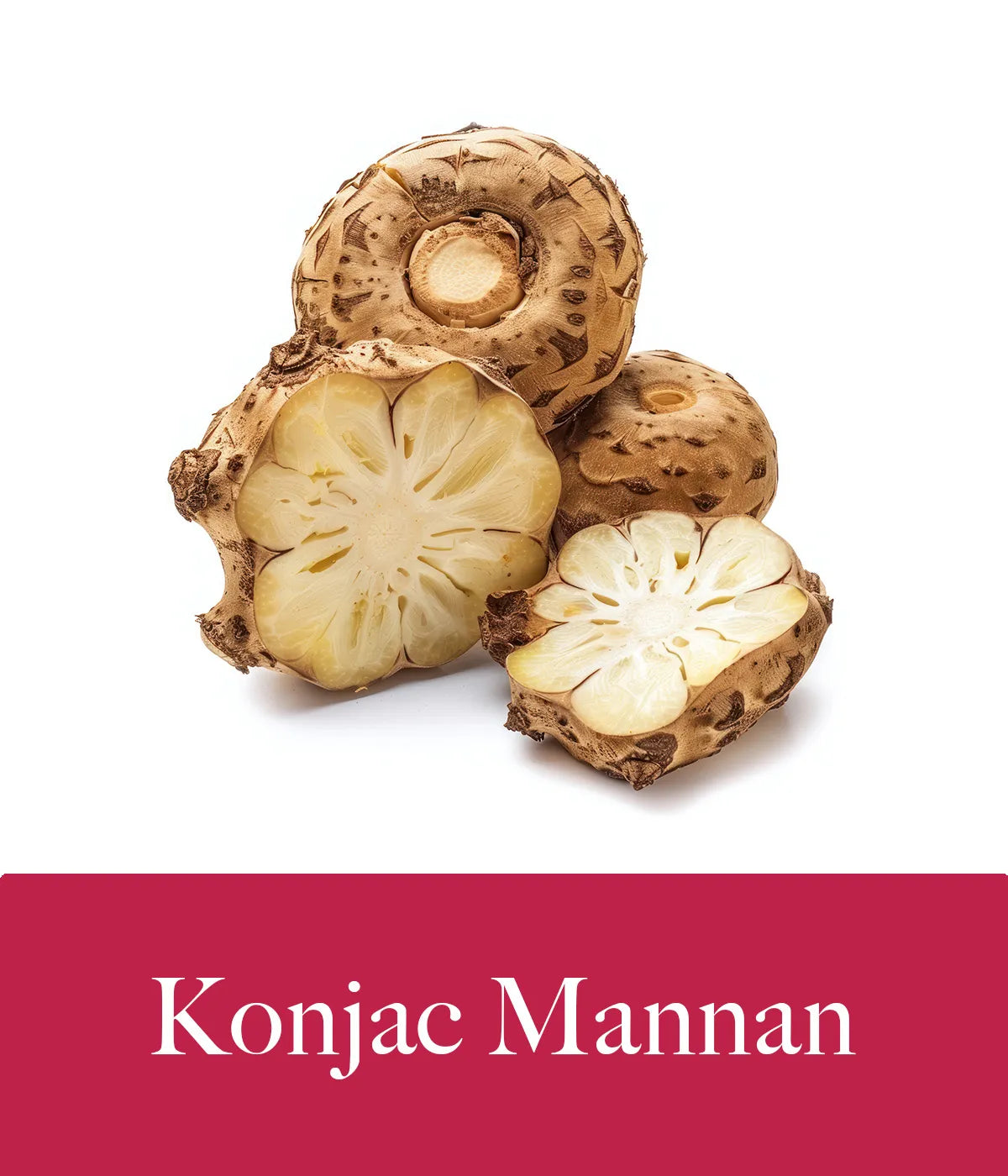 Konjac Mannan in Pink Clay Sponge